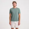 Mathis Active Short Sleeve Tee - Slate Green sold by Roark