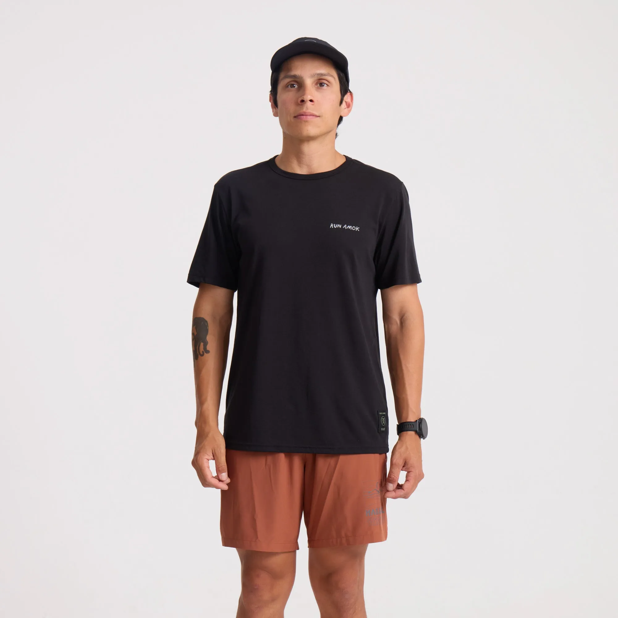 Mathis Active Short Sleeve Tee - Black sold by Roark product image thumbnail 2