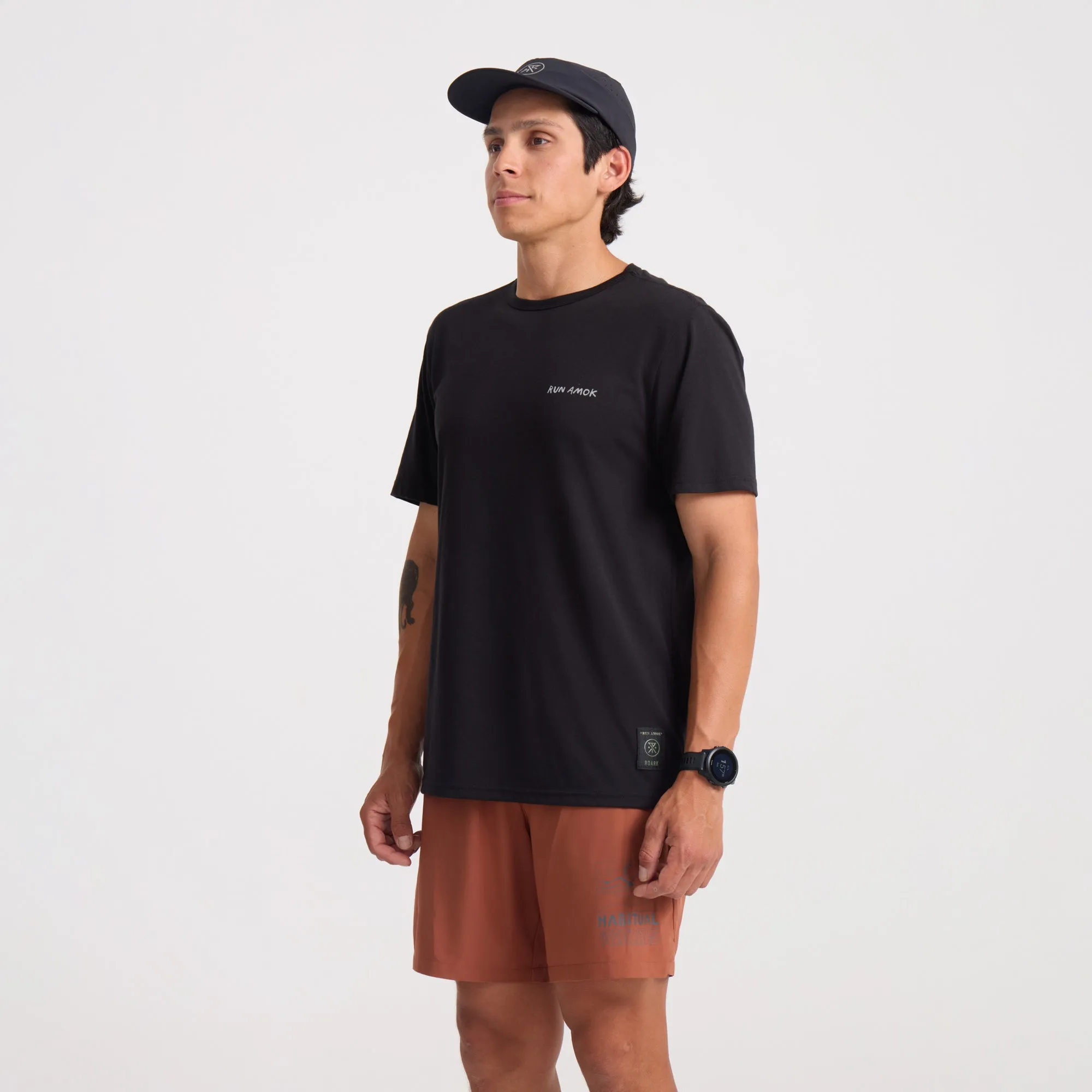 Mathis Active Short Sleeve Tee - Black sold by Roark product image thumbnail 3