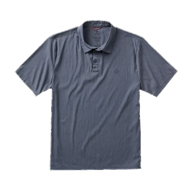 Bless Up Breathable Stretch Polo Shirt - Slate sold by Roark