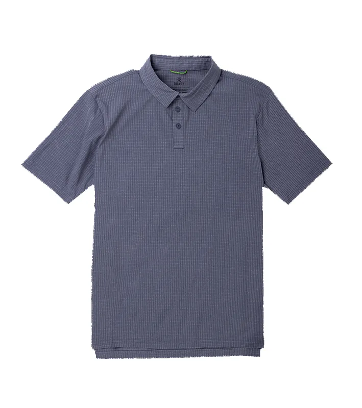 Bless Up Breathable Stretch Polo Shirt - Slate sold by Roark