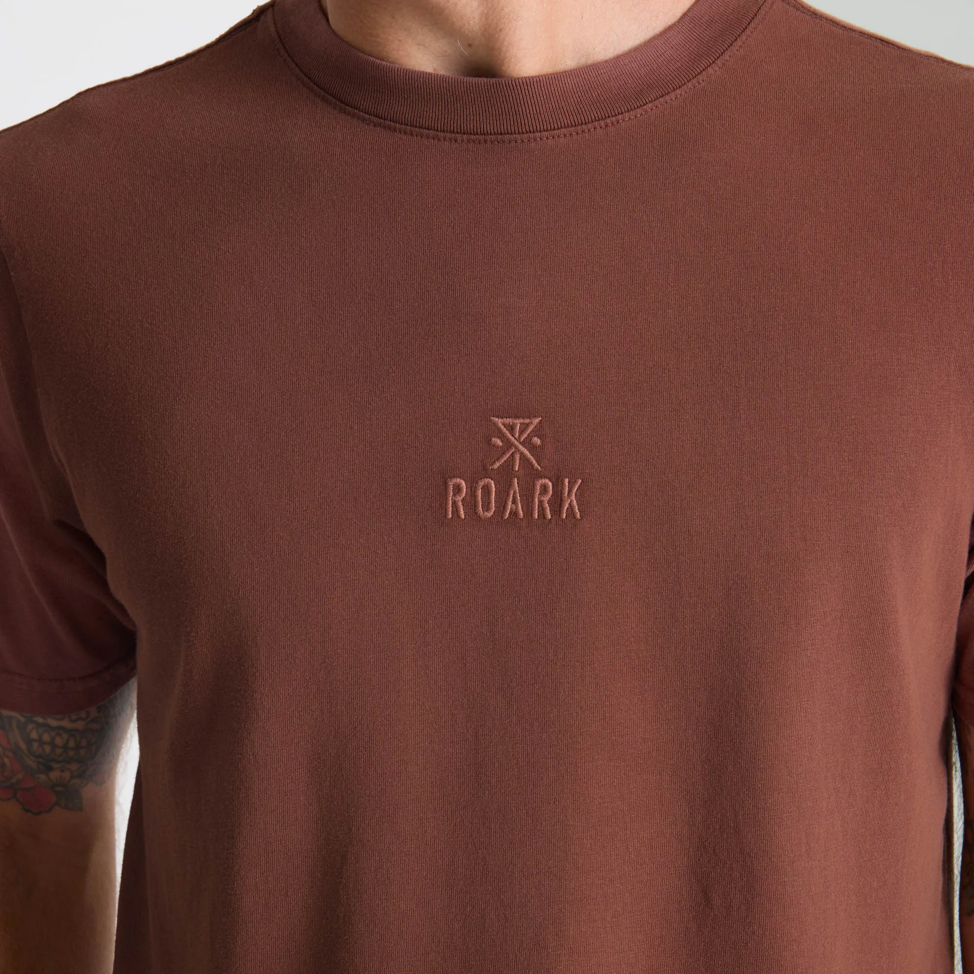 Safecamp Embroidery Premium Tee - Red Clay sold by Roark product image thumbnail 5