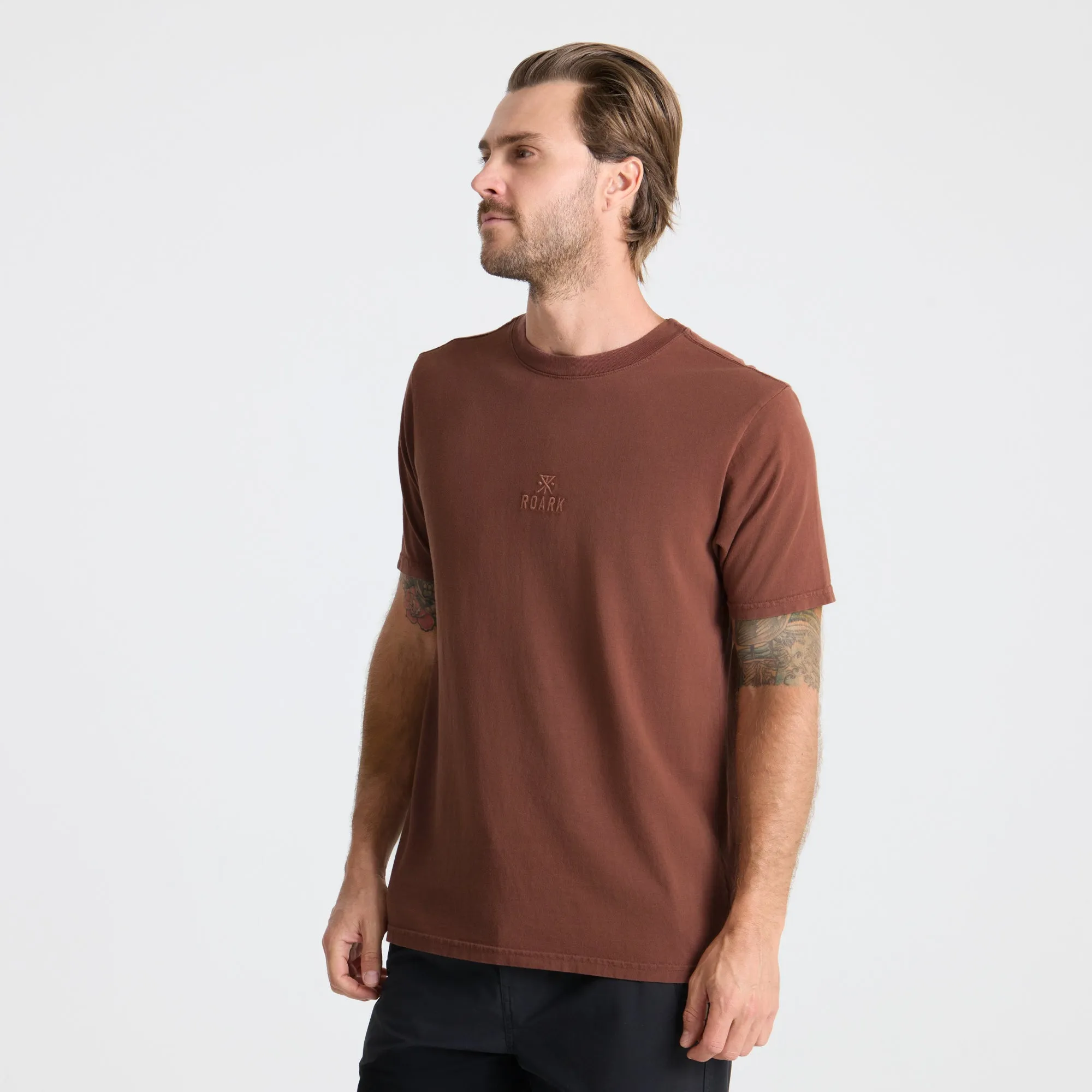 Safecamp Embroidery Premium Tee - Red Clay sold by Roark product image thumbnail 3