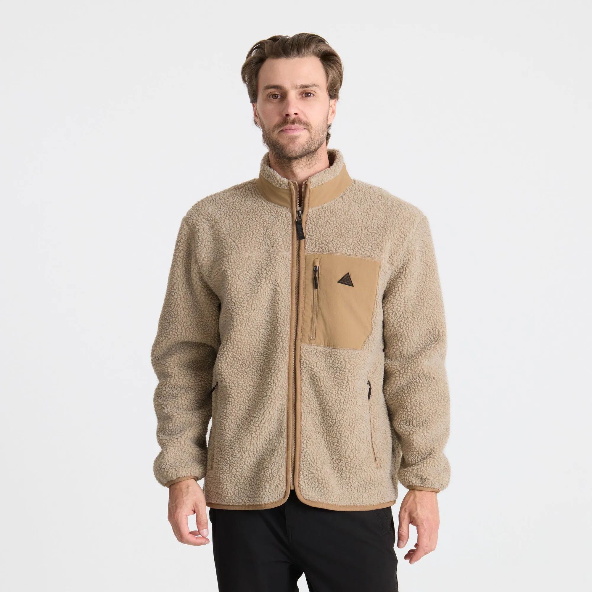 Campover Fleece Zip Hoodie - Khaki sold by Roark product image thumbnail 2