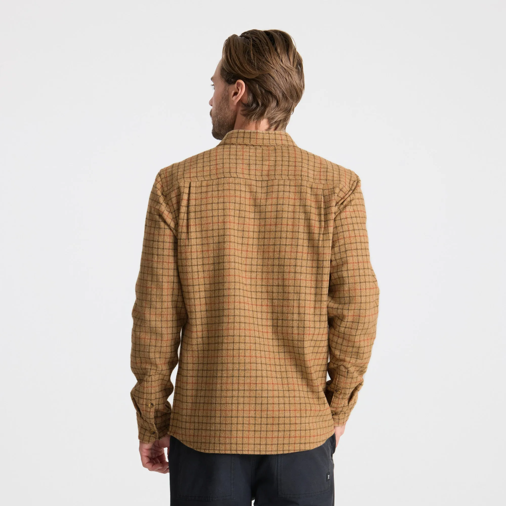 Crossroads Organic Cotton Flannel - Khaki sold by Roark product image thumbnail 4