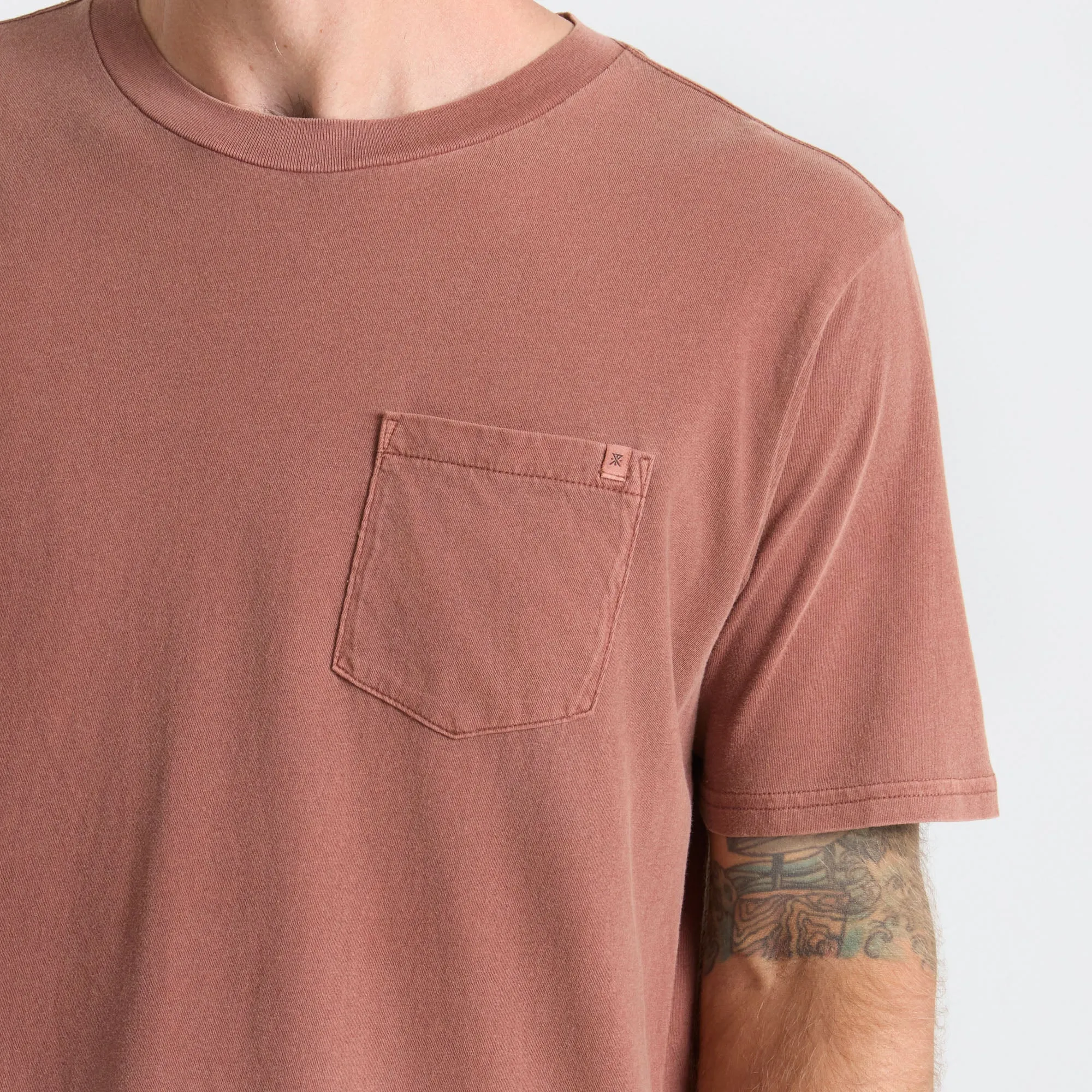 Made To Fade Short Sleeve Tee - Washed Red Clay sold by Roark product image thumbnail 5