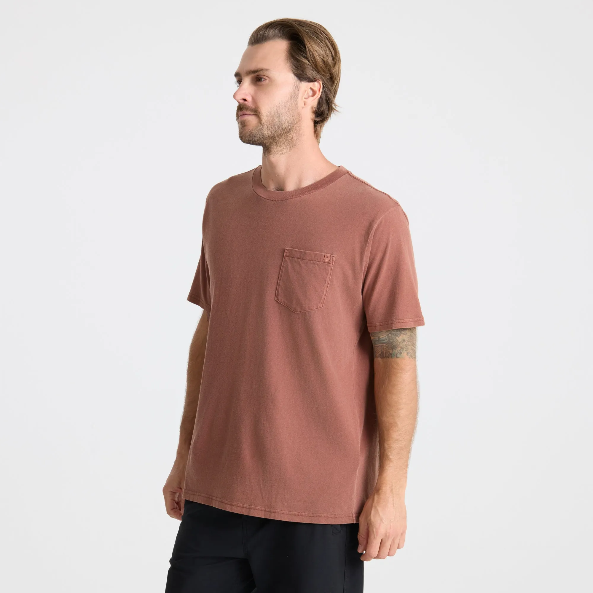 Made To Fade Short Sleeve Tee - Washed Red Clay sold by Roark product image thumbnail 3