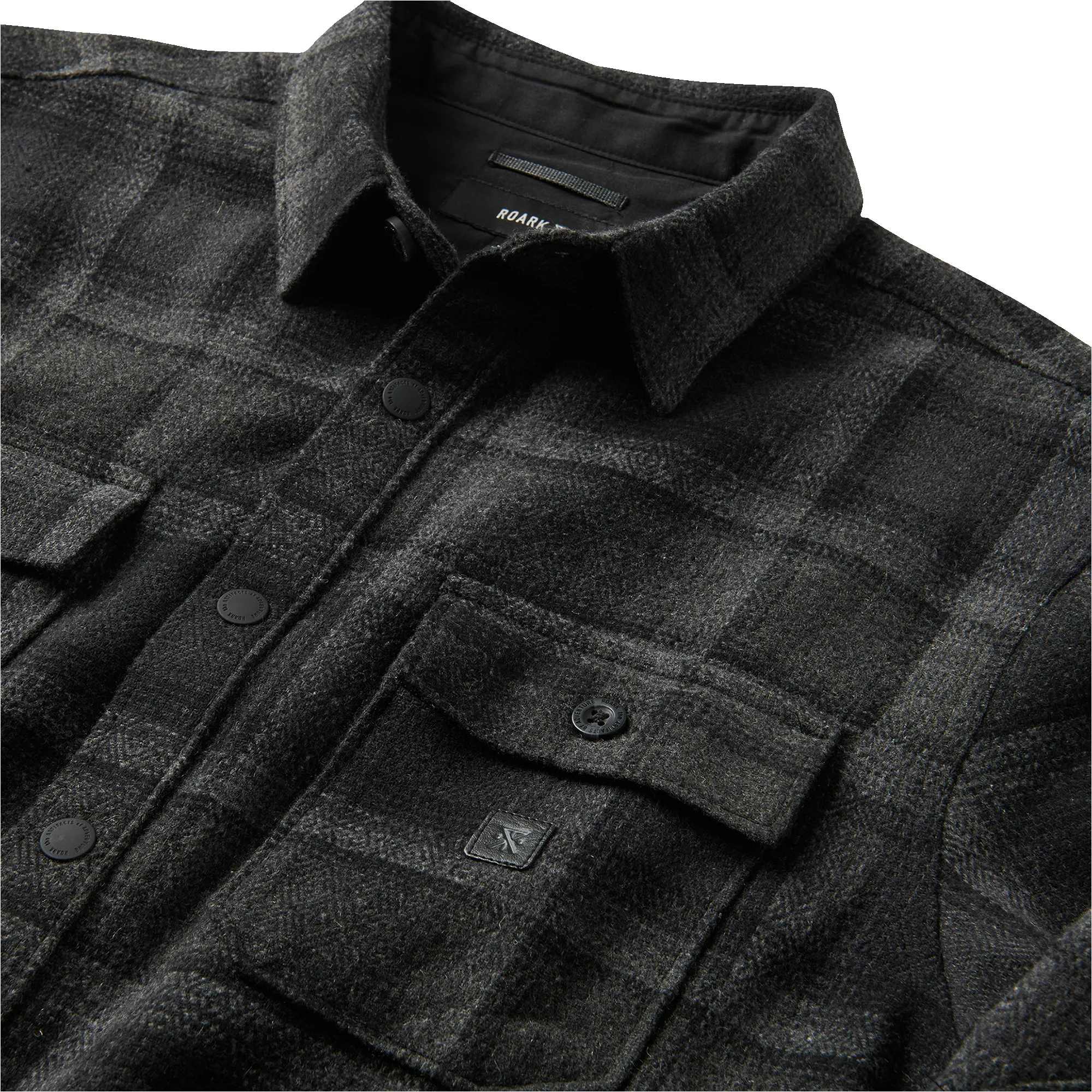 Nordsman Flannel - Black Heather sold by Roark product image thumbnail 2