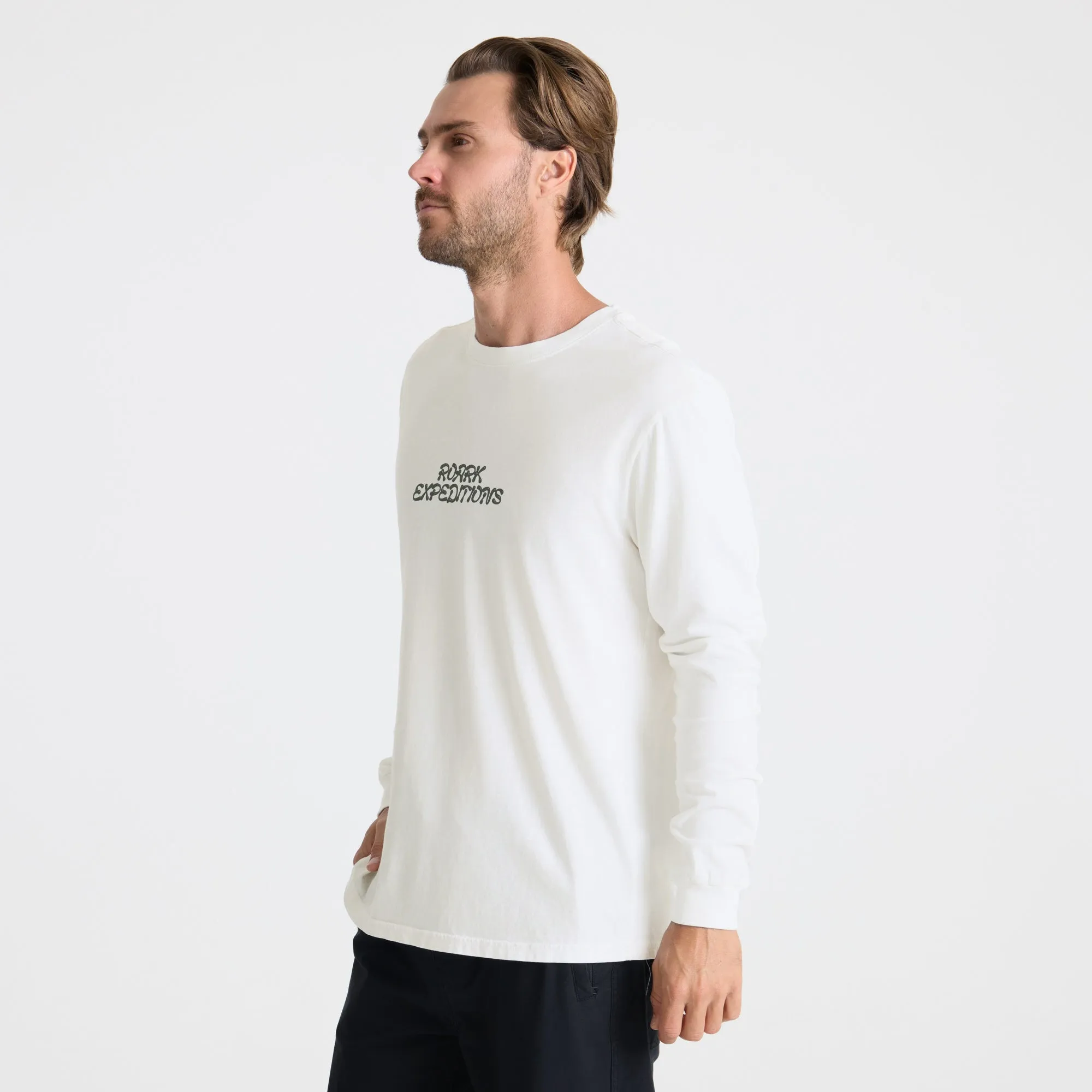 Roaming Sunset Premium Long Sleeve Tee - Off White sold by Roark product image thumbnail 3