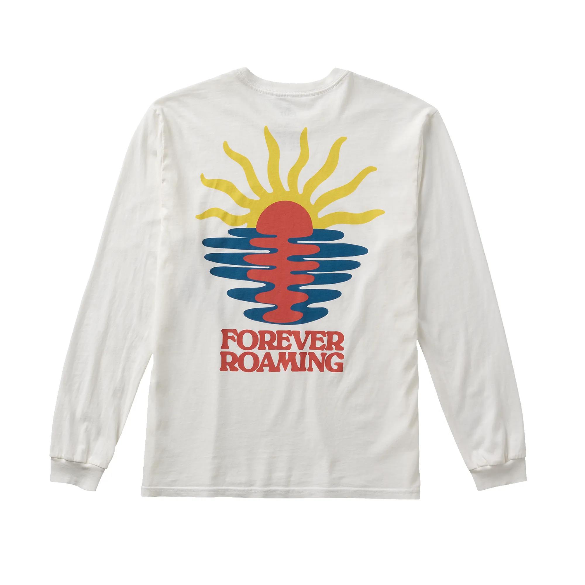Roaming Sunset Premium Long Sleeve Tee - Off White sold by Roark
