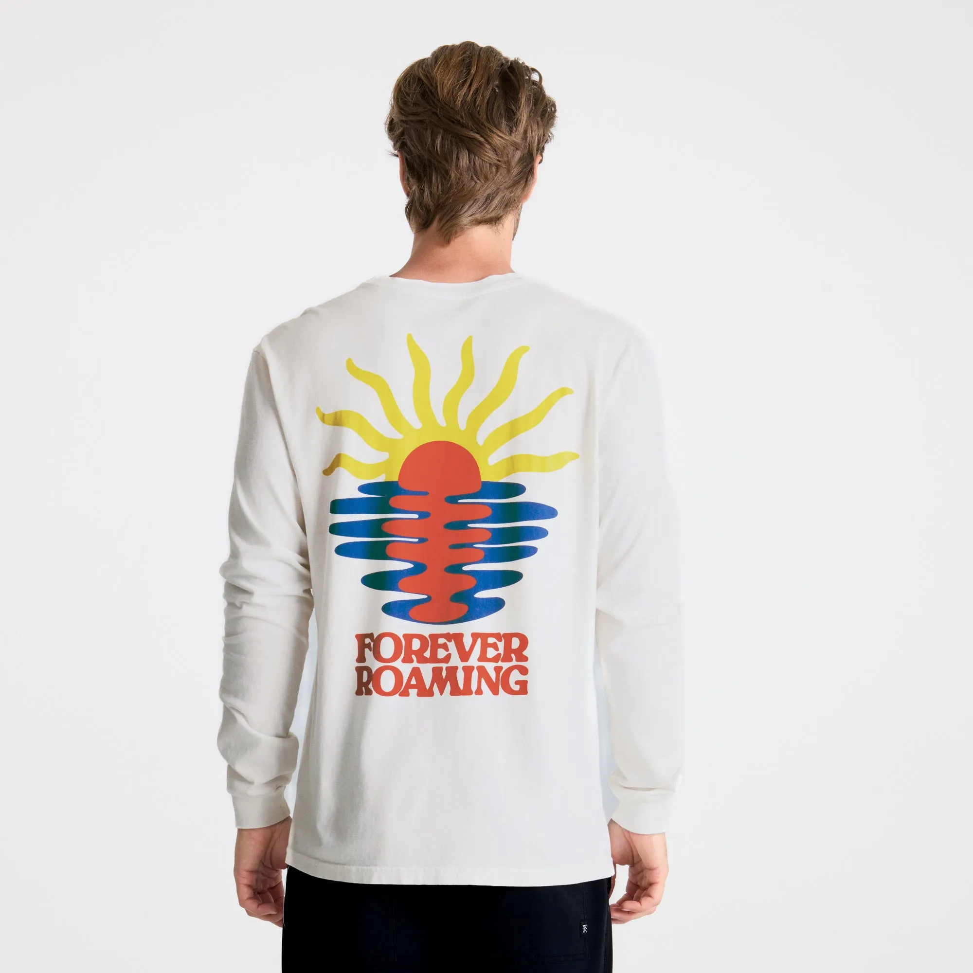 Roaming Sunset Premium Long Sleeve Tee - Off White sold by Roark product image thumbnail 4
