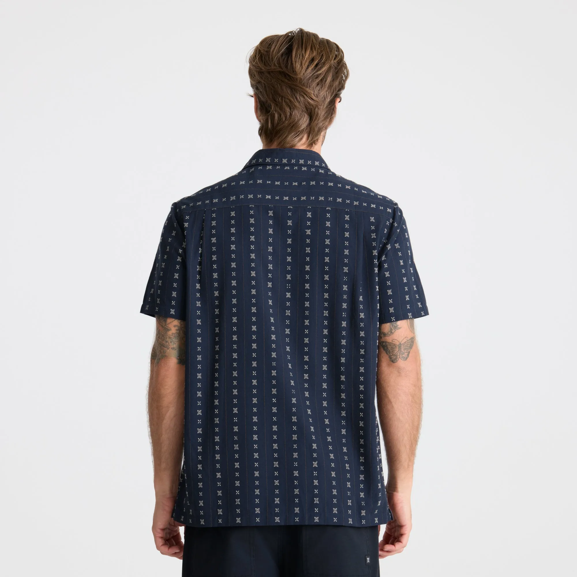 Gonzo Short Sleeve Button Up Shirt - Dark Navy sold by Roark product image thumbnail 4