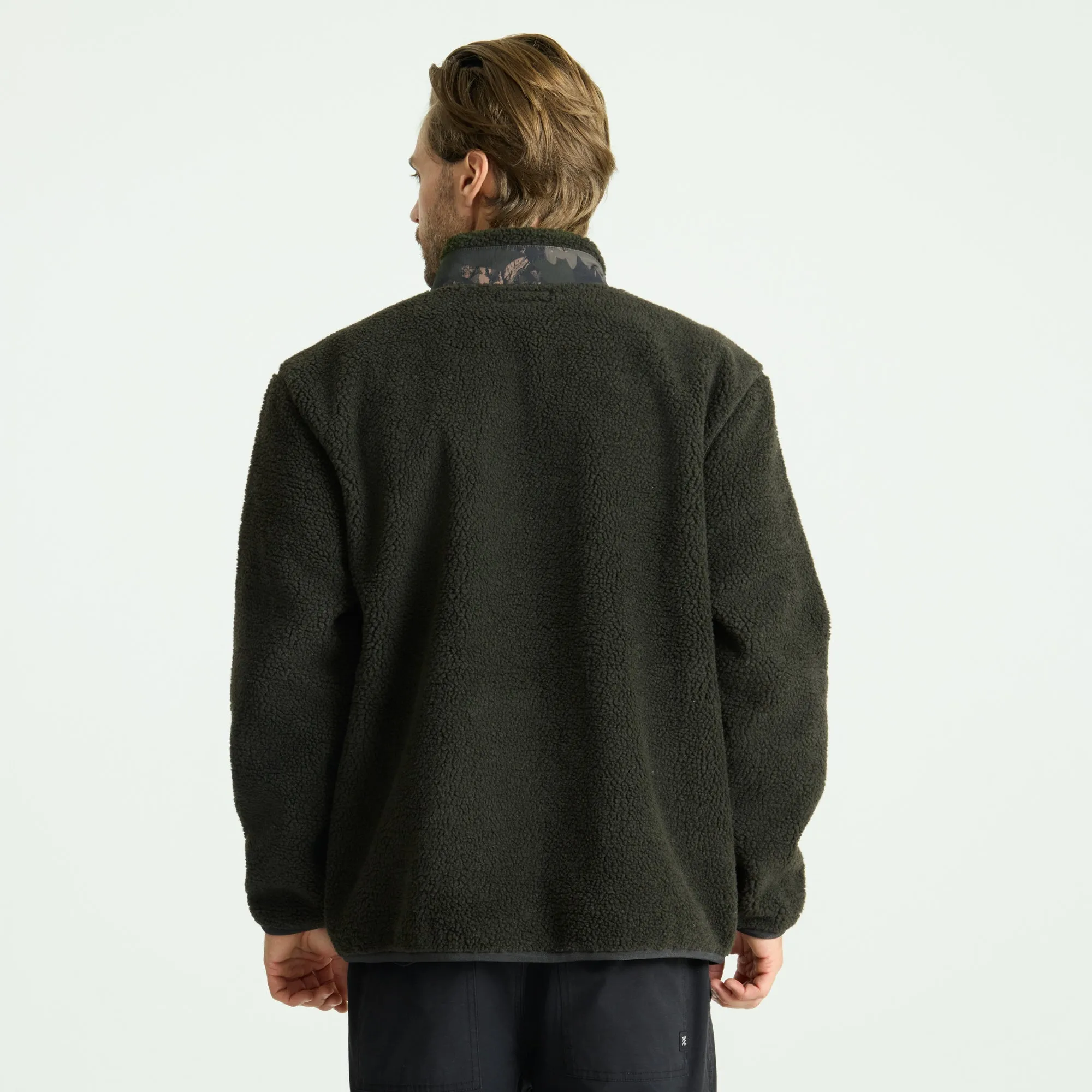 Campover Fleece Zip Hoodie - Dark Military sold by Roark product image thumbnail 4