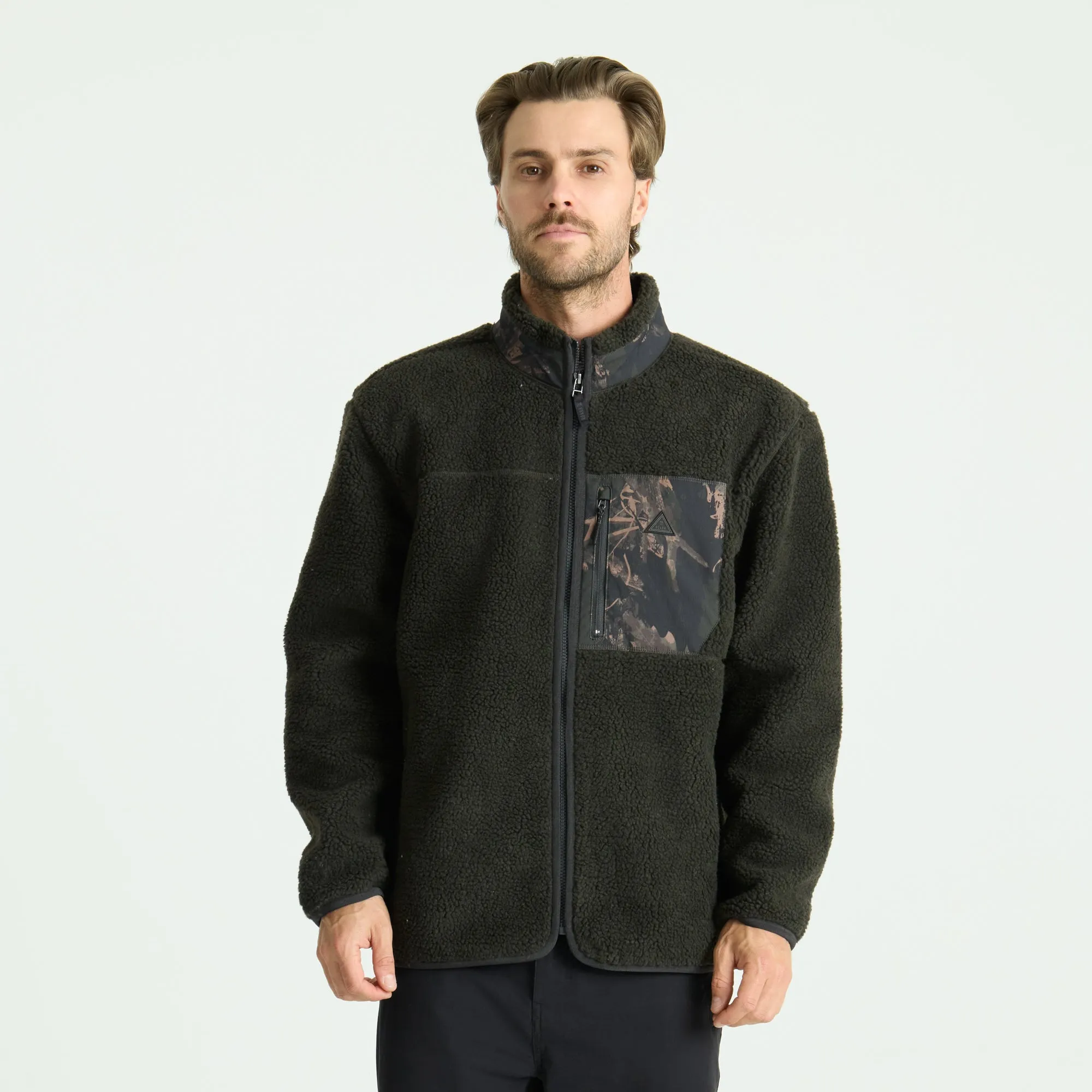 Campover Fleece Zip Hoodie - Dark Military sold by Roark product image thumbnail 2