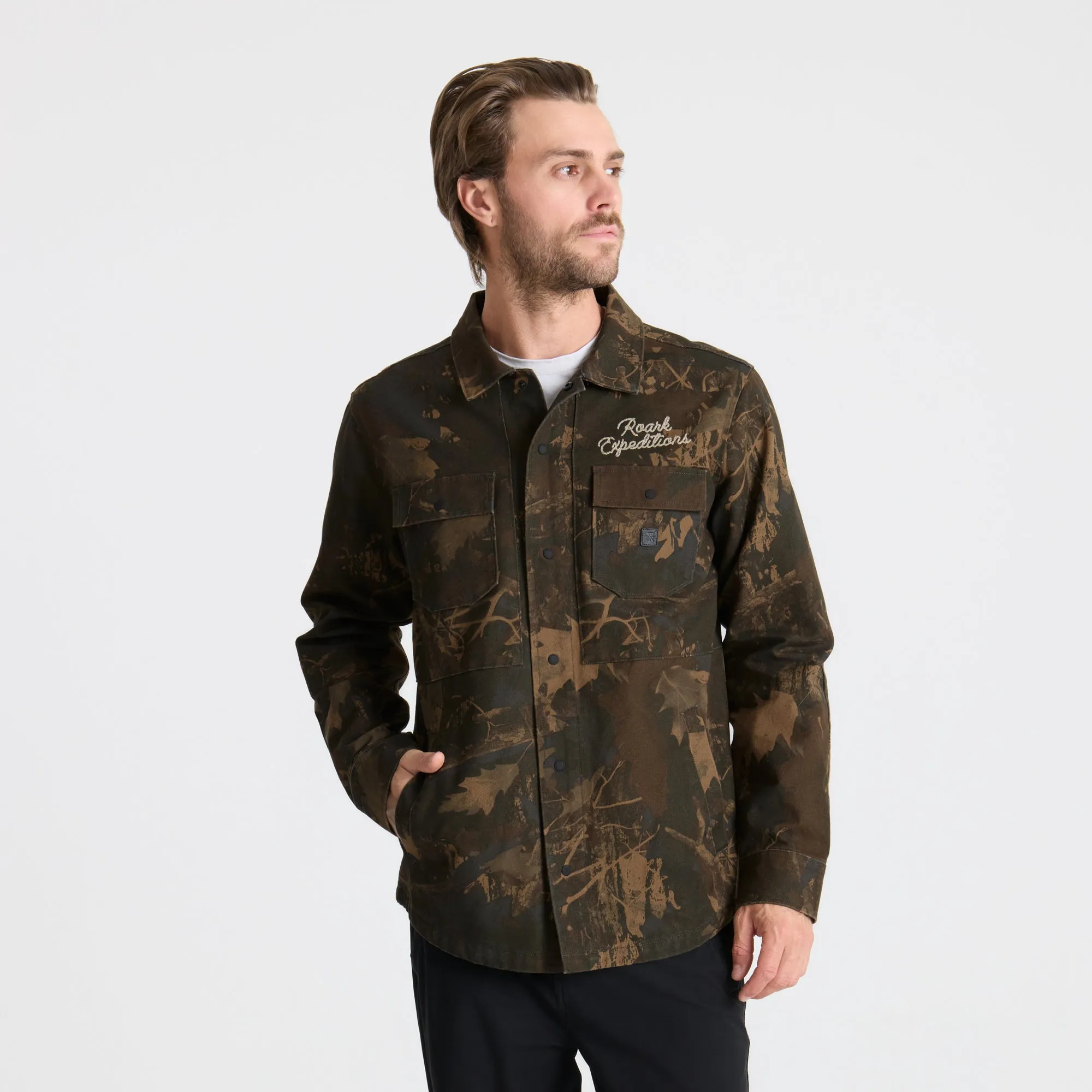 Hebrides Unlined Jacket - Camo sold by Roark product image thumbnail 2