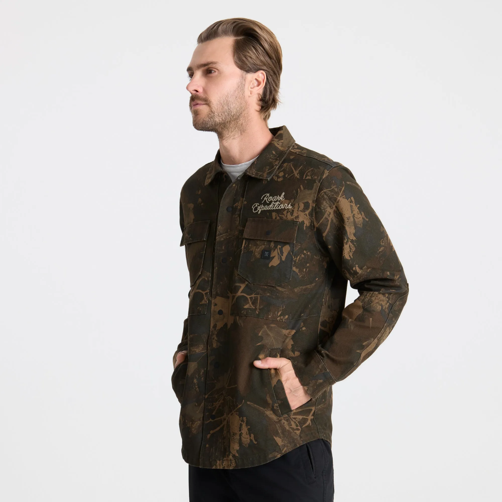 Hebrides Unlined Jacket - Camo sold by Roark product image thumbnail 3