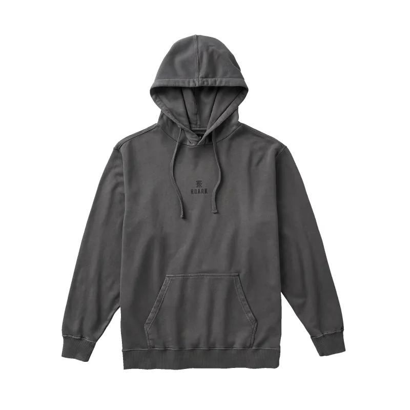 Safe Camp Embroidery Fleece - Charcoal sold by Roark