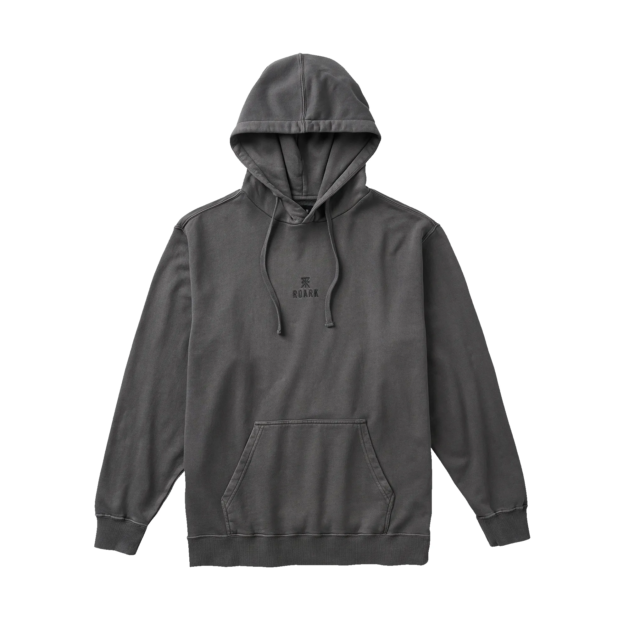 Safe Camp Embroidery Fleece - Charcoal sold by Roark