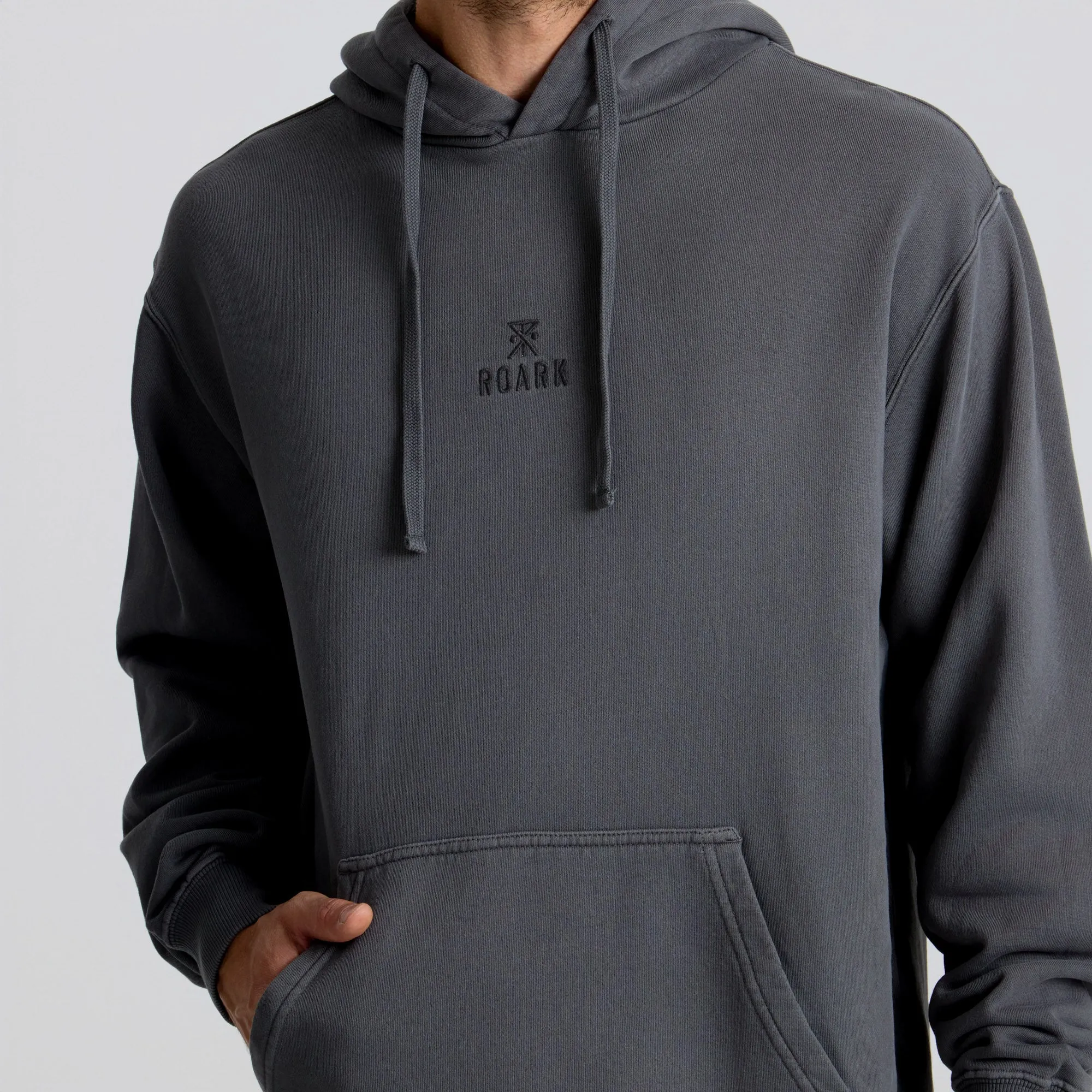 Safe Camp Embroidery Fleece - Charcoal sold by Roark product image thumbnail 5