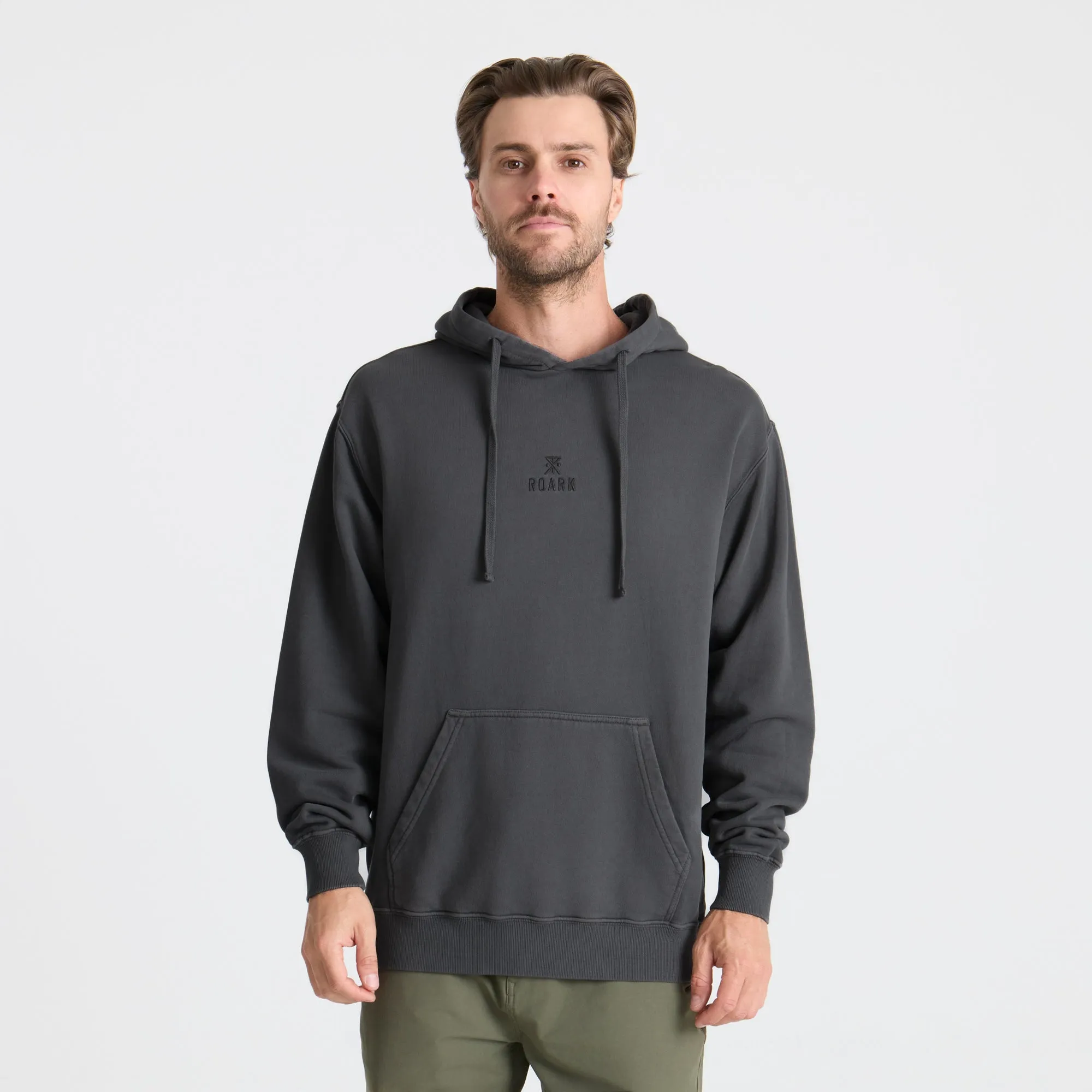 Safe Camp Embroidery Fleece - Charcoal sold by Roark product image thumbnail 2