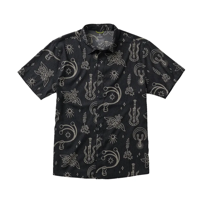 Bless Up Breathable Stretch Shirt - Black Gaucho sold by Roark