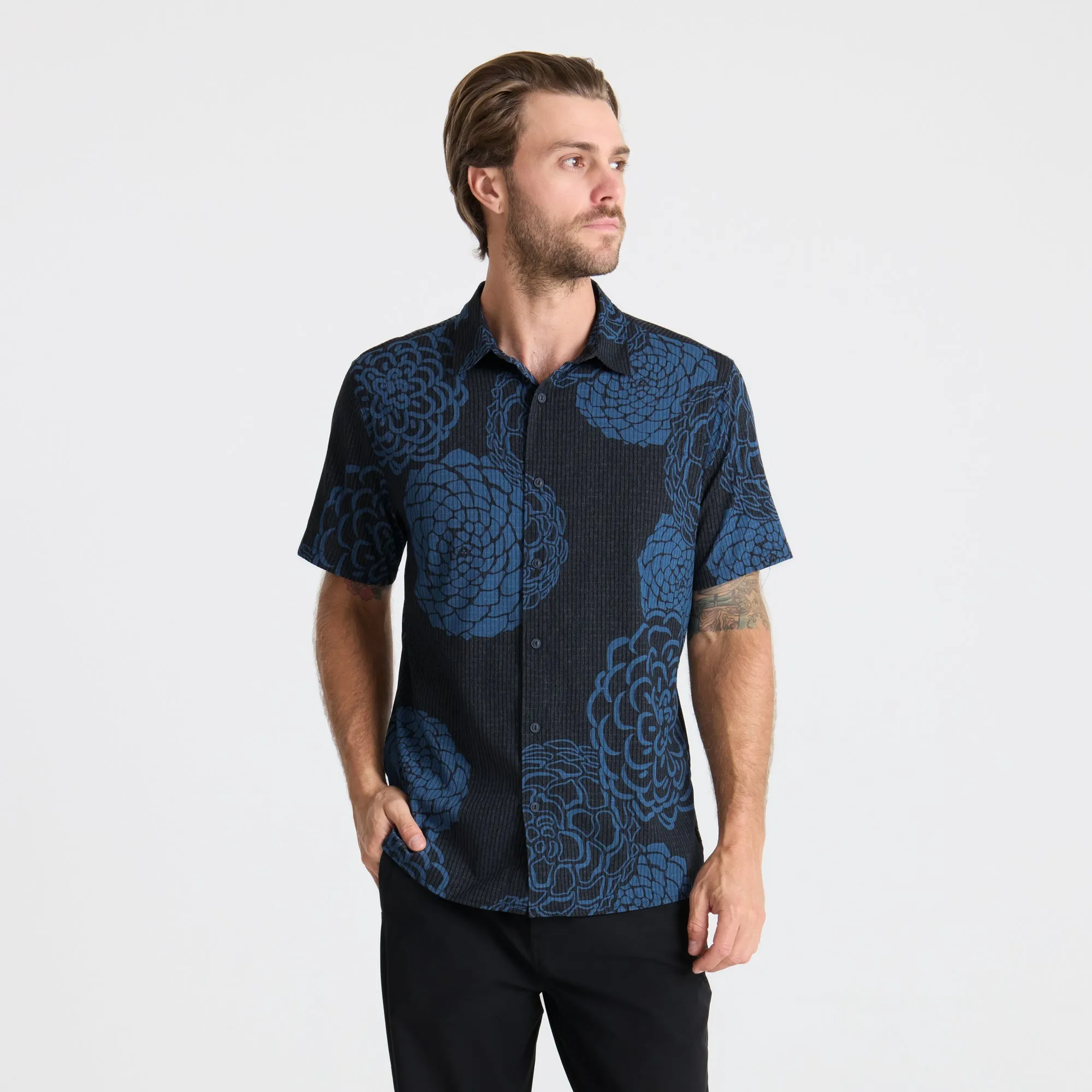 Bless Up Breathable Stretch Shirt - Dark Navy sold by Roark product image thumbnail 2