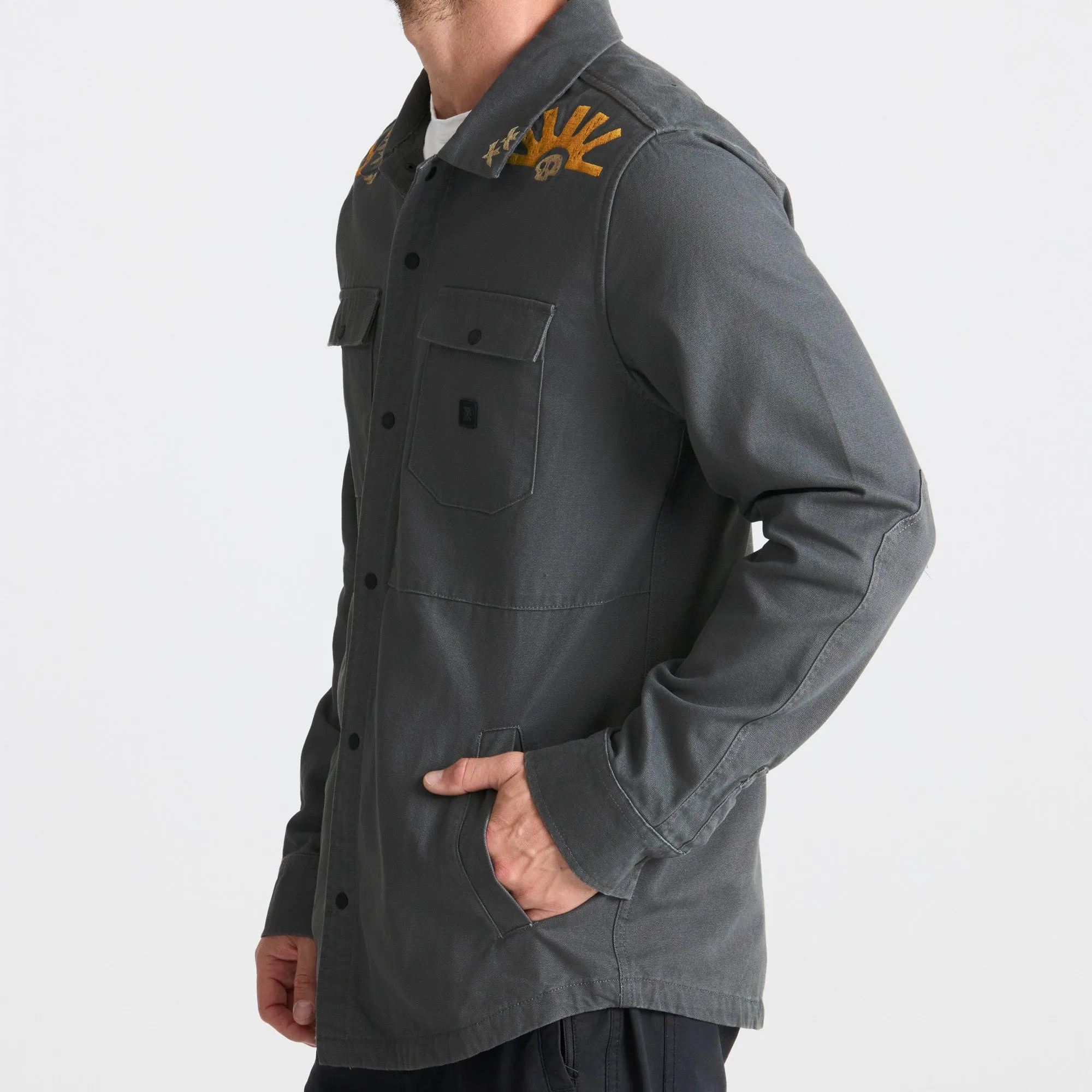 Hebrides Unlined Jacket - Charcoal sold by Roark product image thumbnail 3