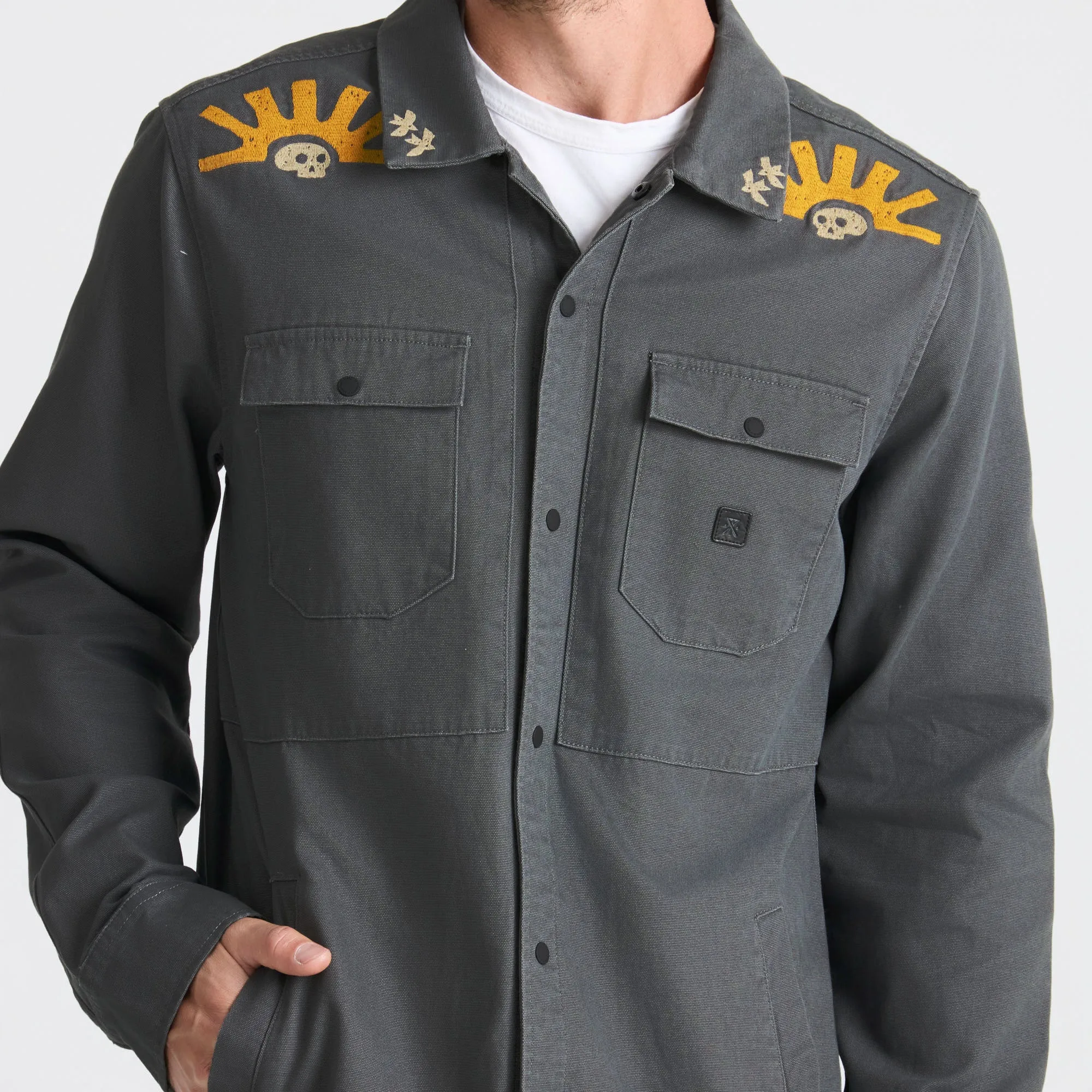 Hebrides Unlined Jacket - Charcoal sold by Roark product image thumbnail 5