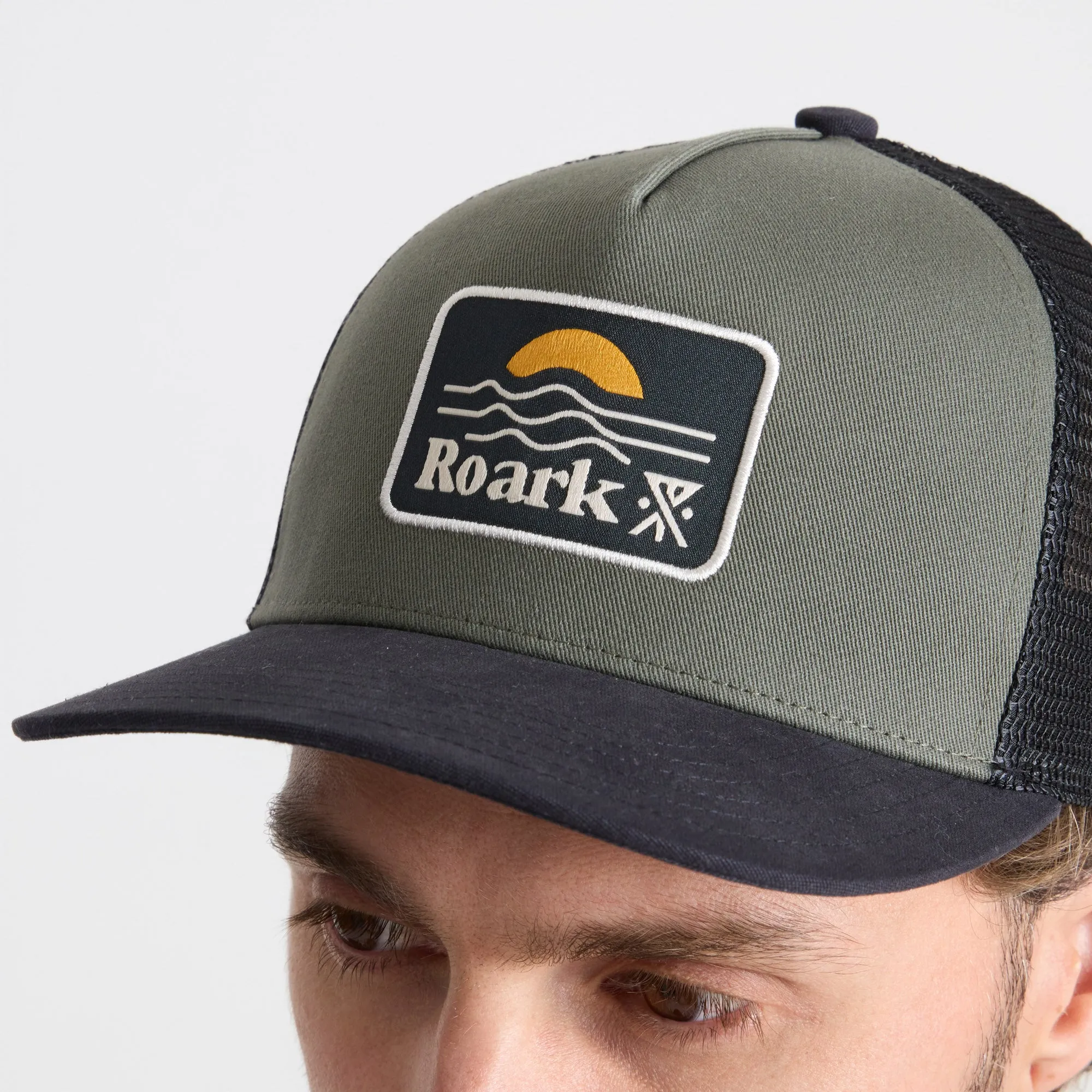 Station Trucker Snapback Hat - Military sold by Roark product image thumbnail 4