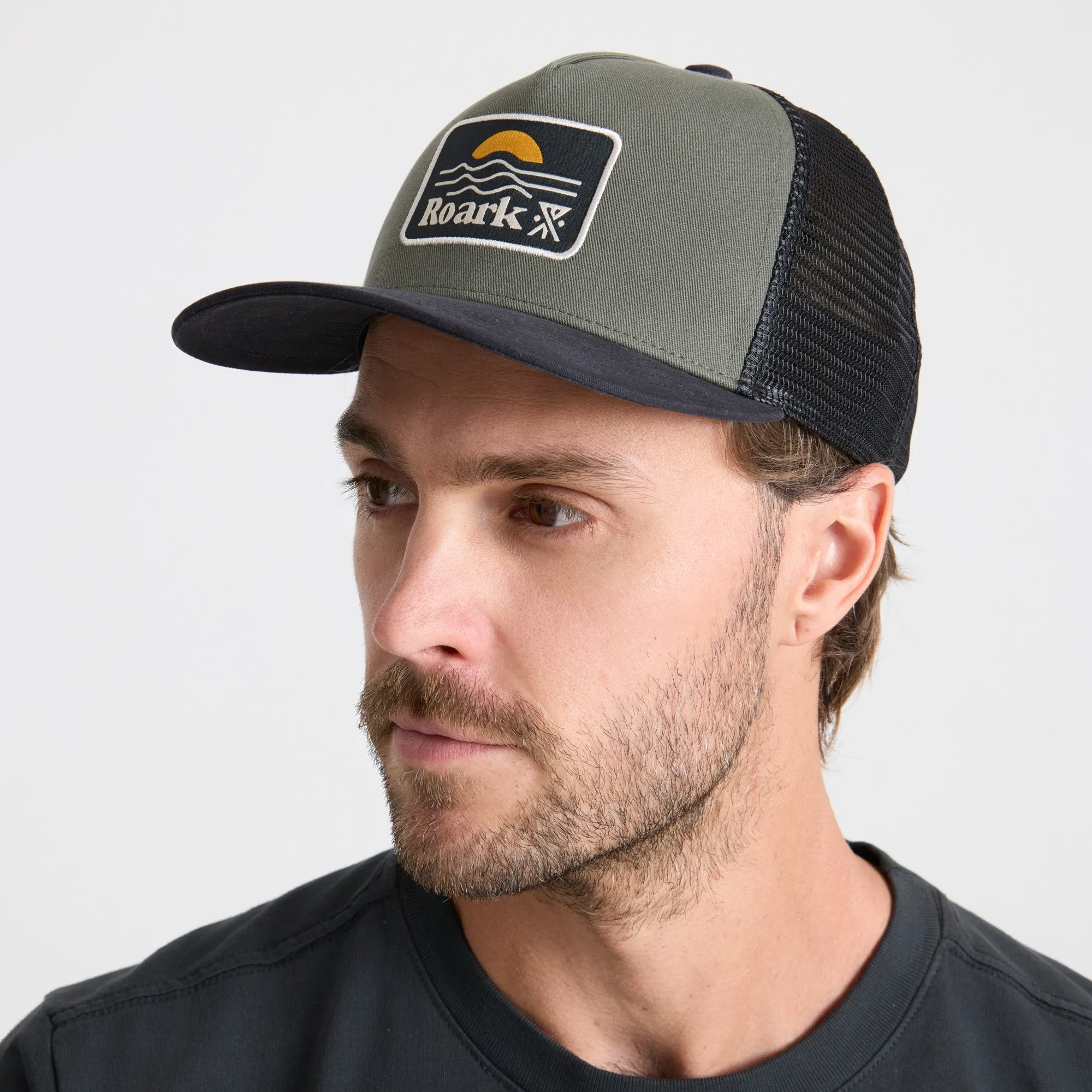 Station Trucker Snapback Hat - Military sold by Roark product image thumbnail 3