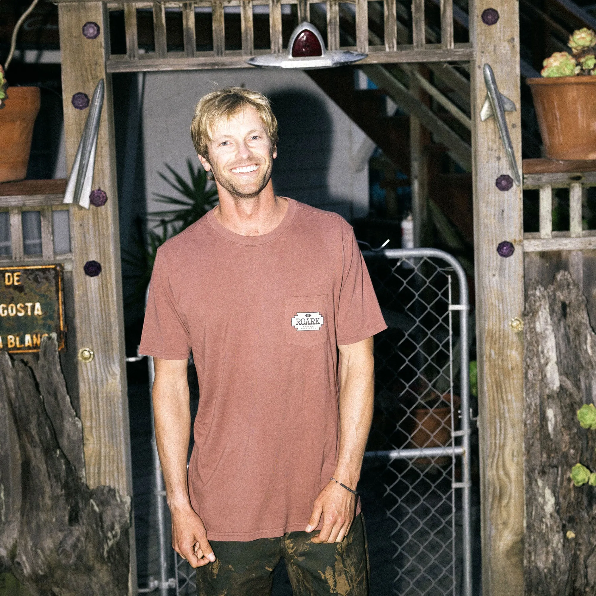 Shield Pocket Premium Tee - Red Clay sold by Roark product image thumbnail 2
