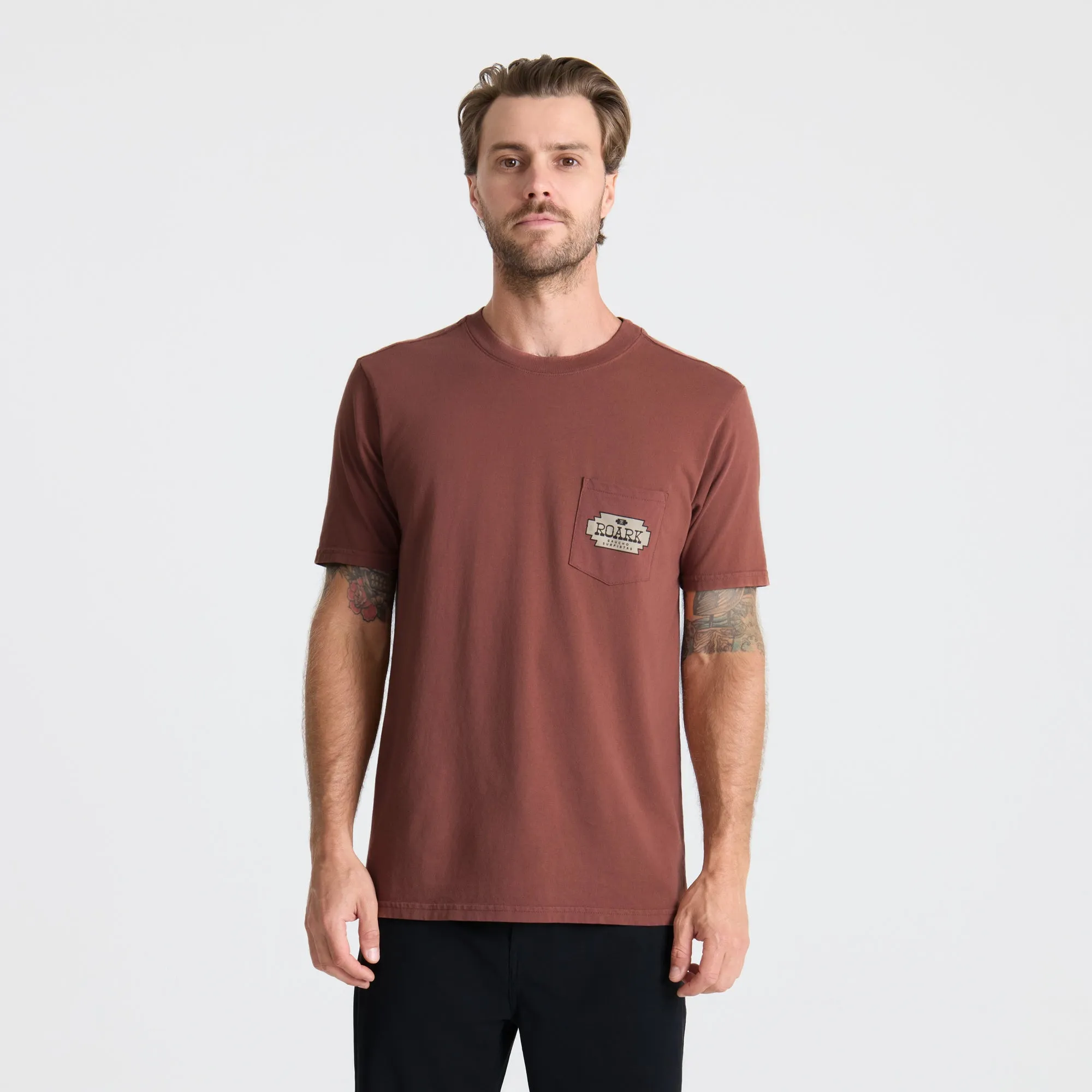 Shield Pocket Premium Tee - Red Clay sold by Roark product image thumbnail 3