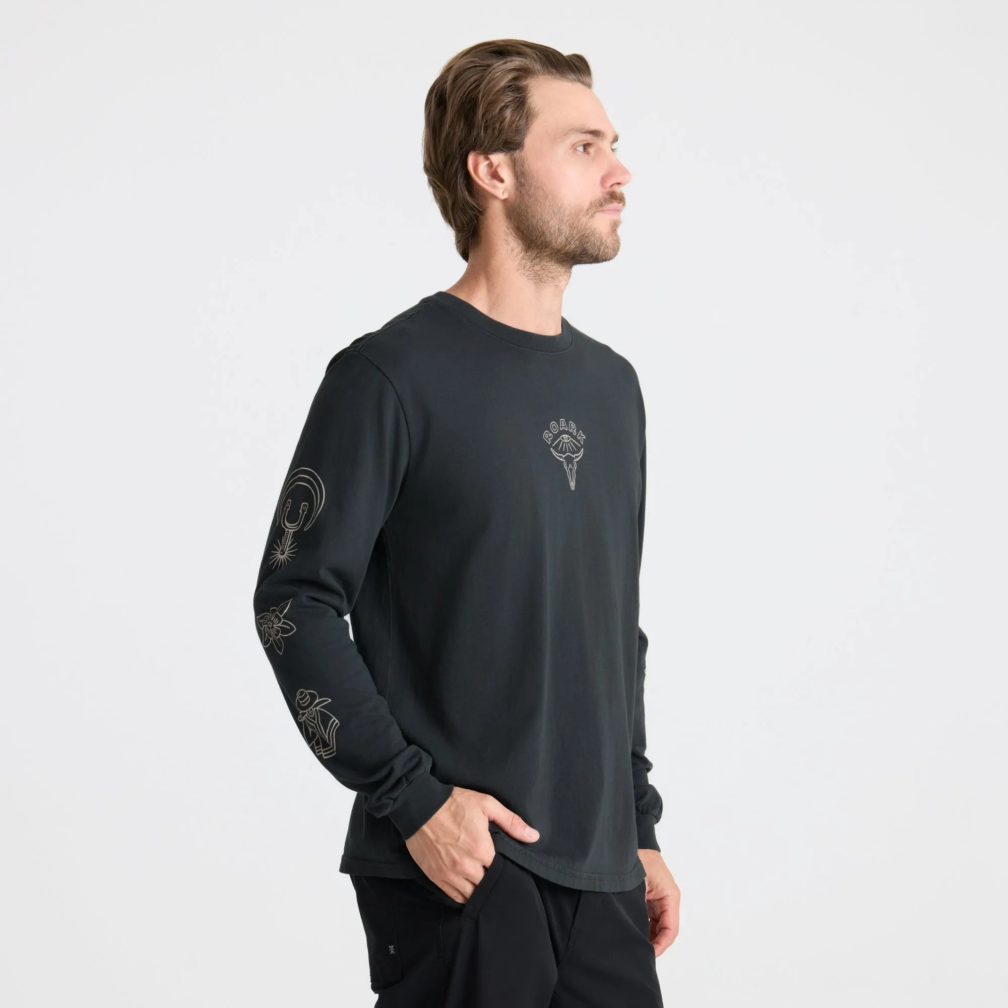 Icons Premium Long Sleeve Tee - Black sold by Roark product image thumbnail 4