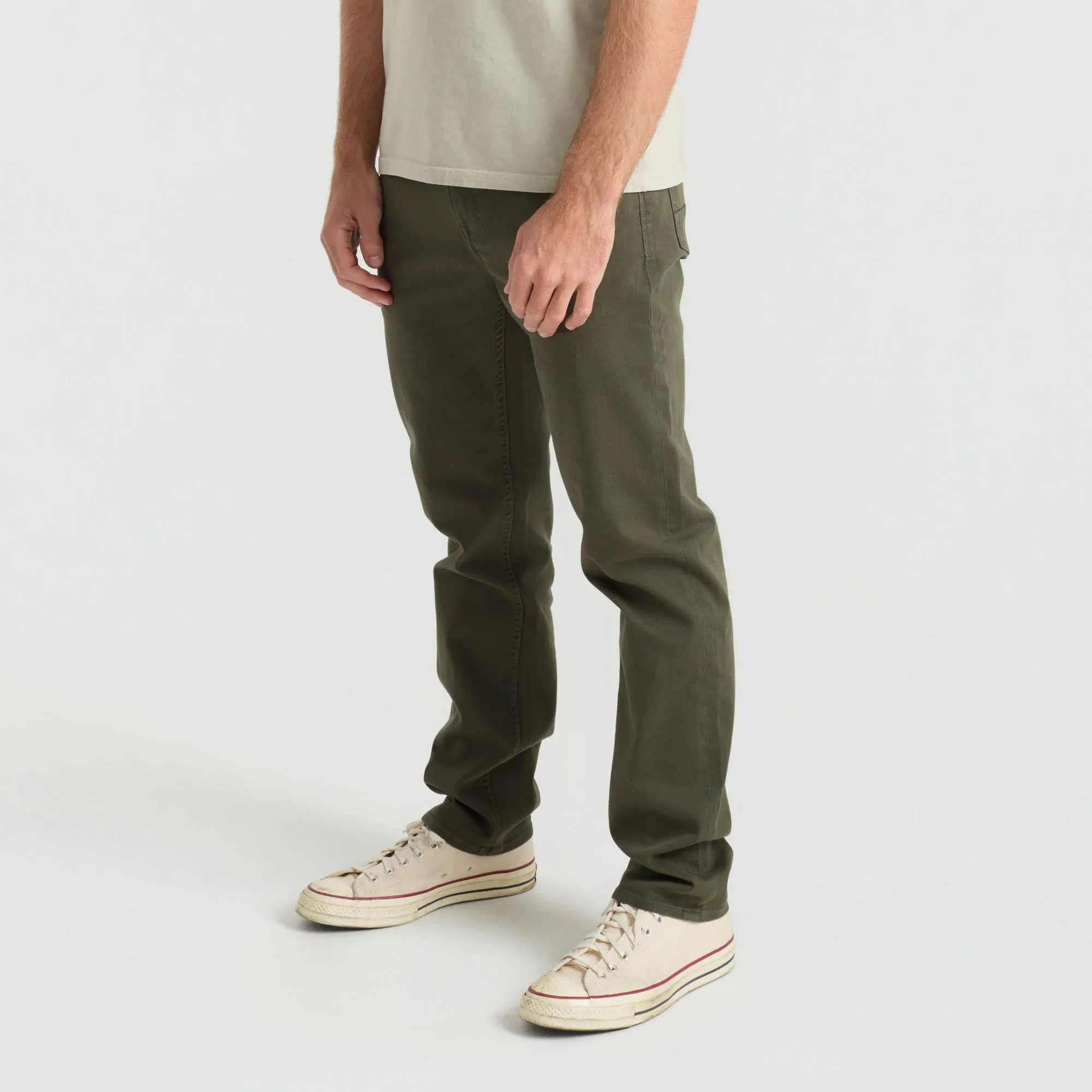 HWY 128 5-Pocket Broken Twill Denim - Military sold by Roark product image thumbnail 3
