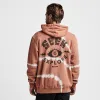 Seek And Explore Tie Dye Hoodie - Rust Shibori sold by Roark