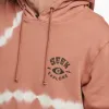 Seek And Explore Tie Dye Hoodie - Rust Shibori sold by Roark