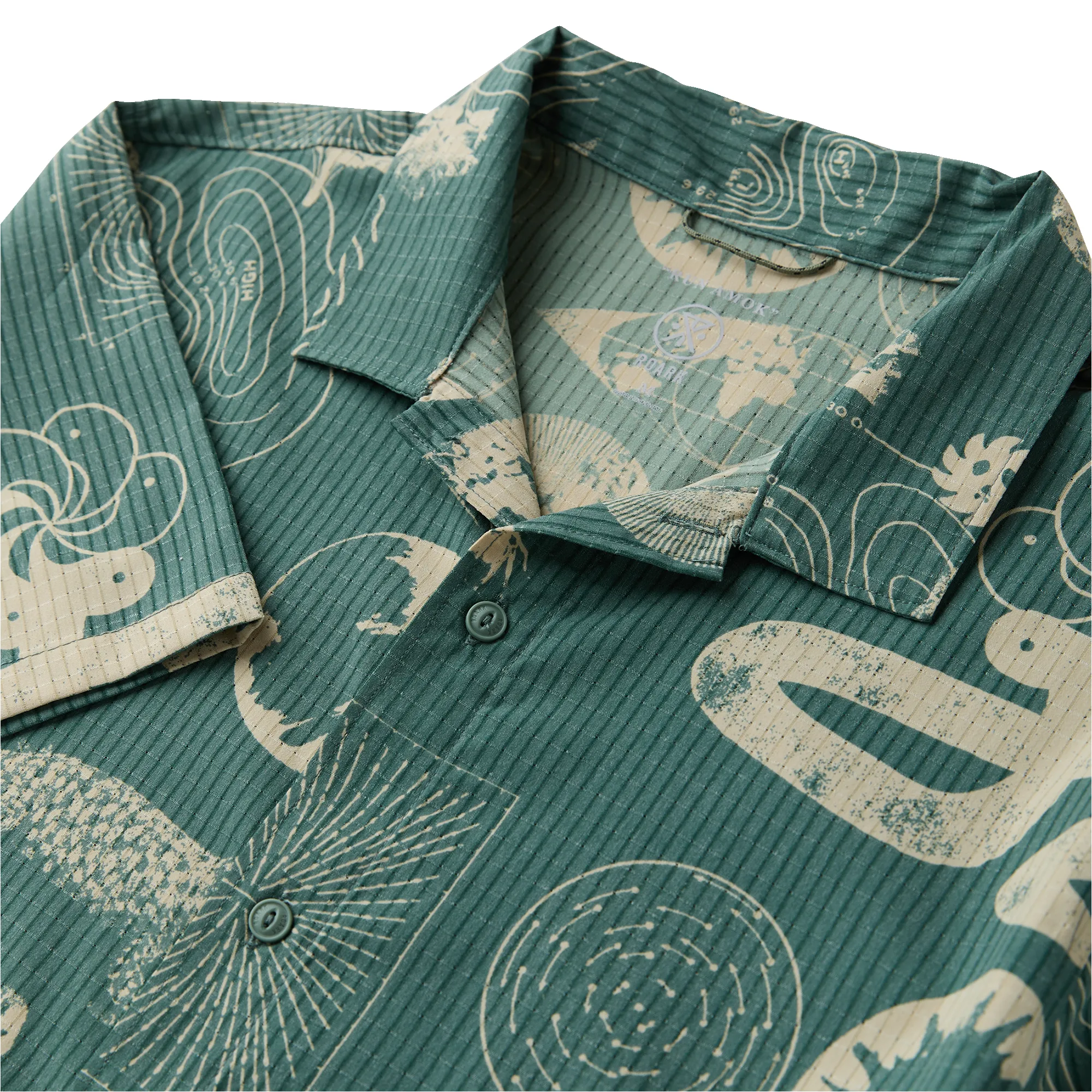 Bless Up Trail Button Up Shirt - Slate Green sold by Roark product image thumbnail 3
