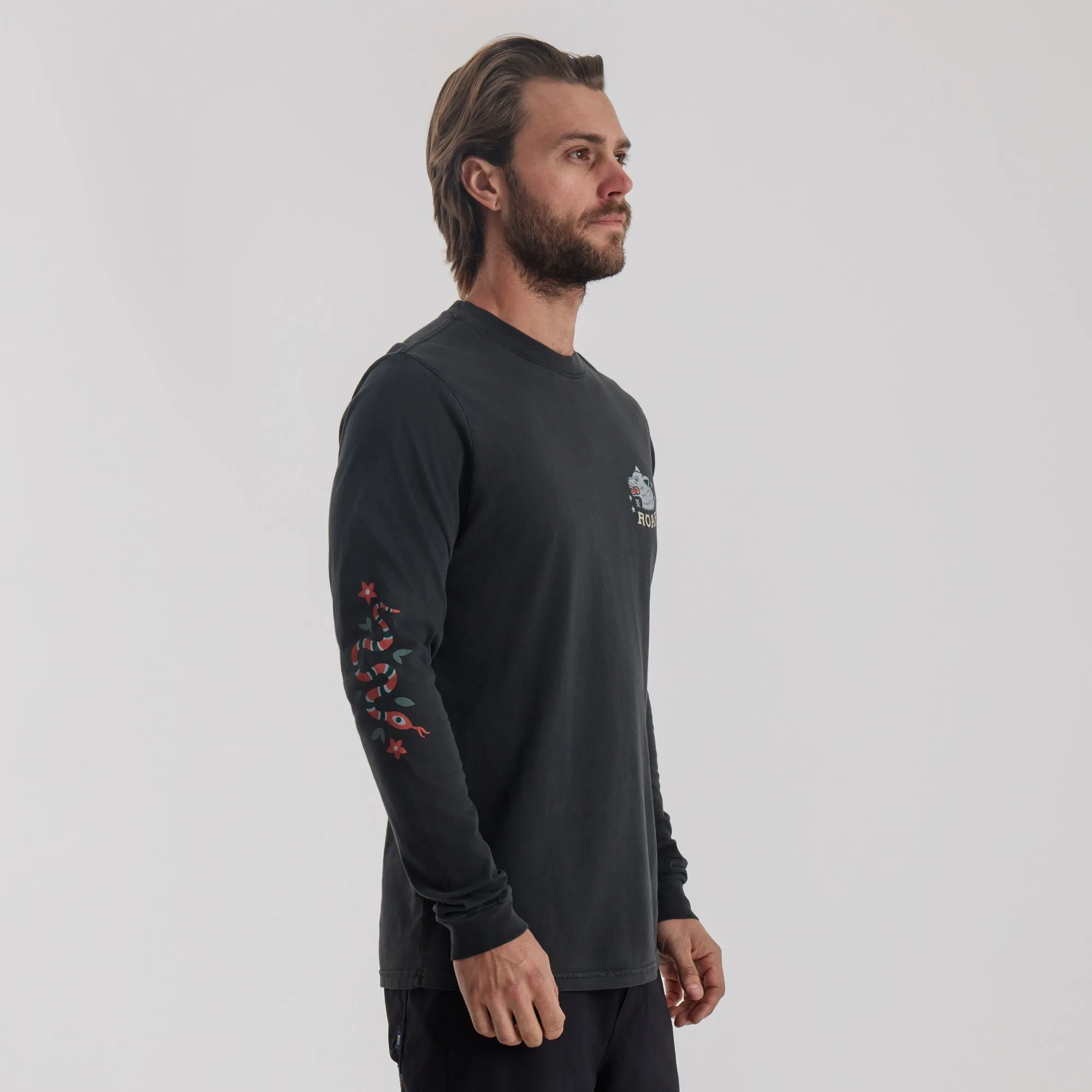 Wolfpack Long Sleeve Tee - Black sold by Roark product image thumbnail 4