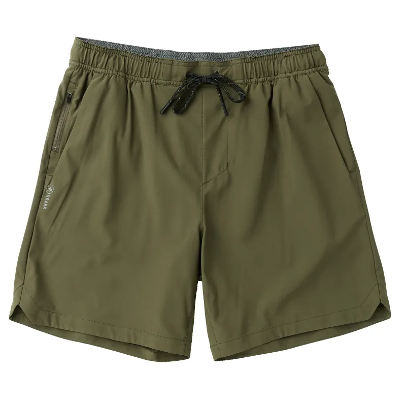 Serrano 7" Active Stretch Shorts - Military made by Roark