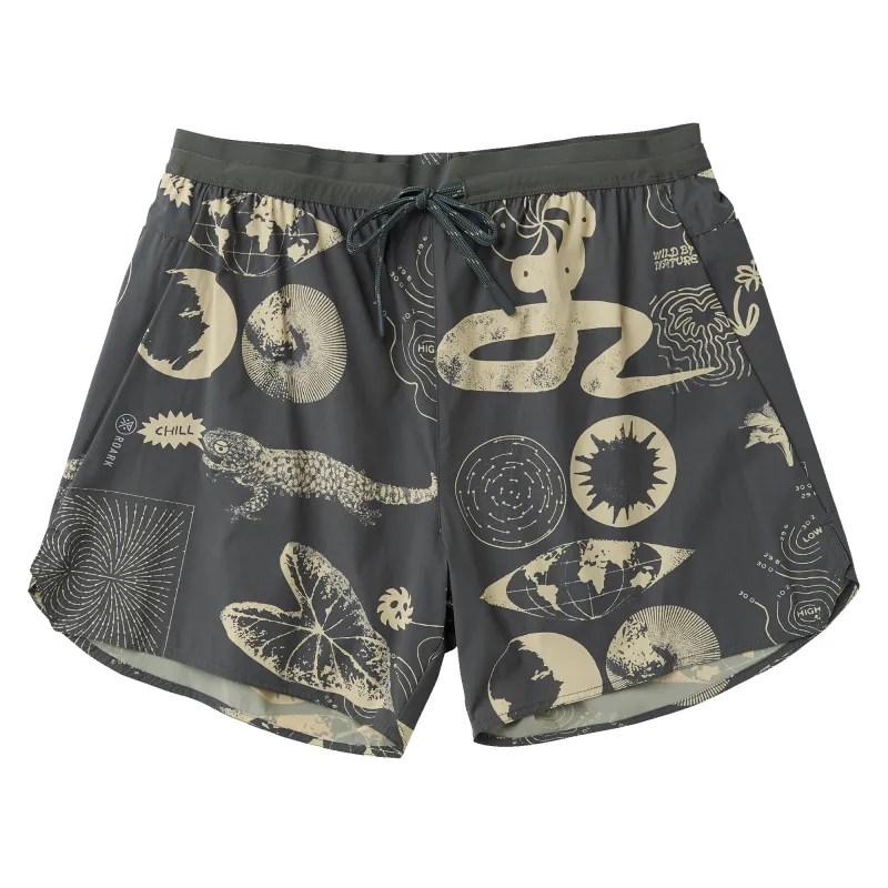 Alta 5" Shorts - Charcoal sold by Roark