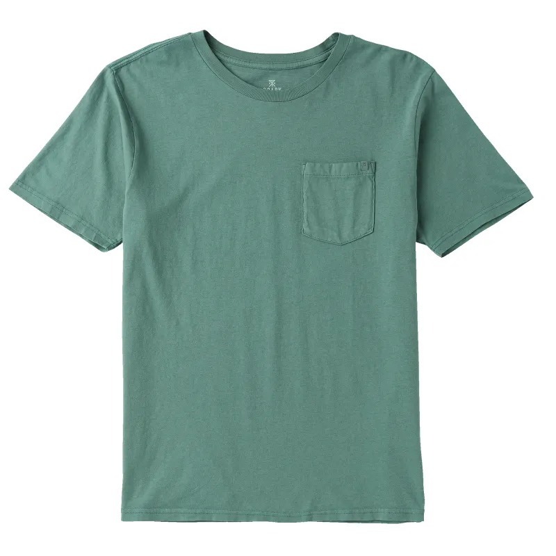 Made To Fade Short Sleeve Tee - Washed Slate Green sold by Roark