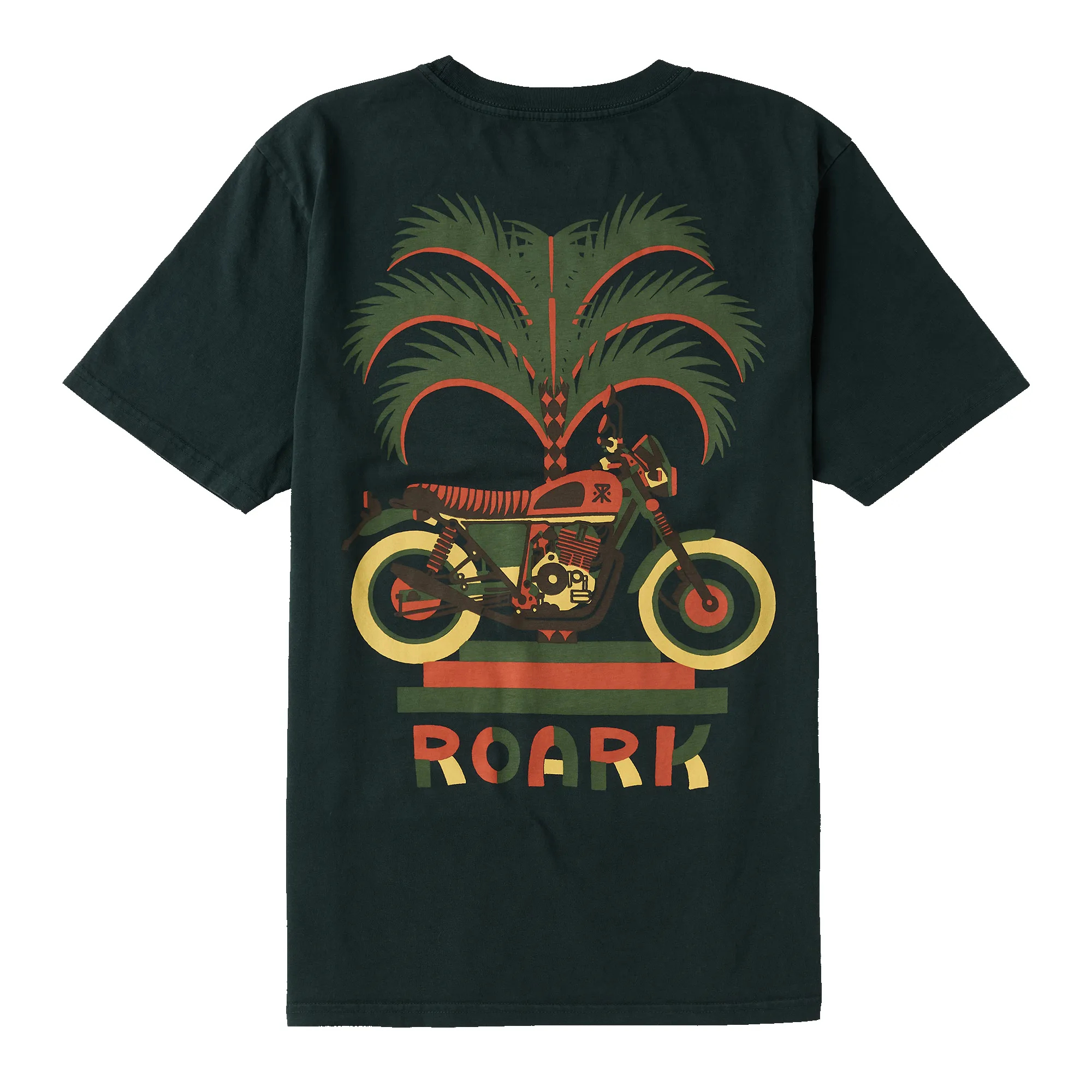 Moto Palm Premium Tee - Washed Black sold by Roark product image thumbnail 2