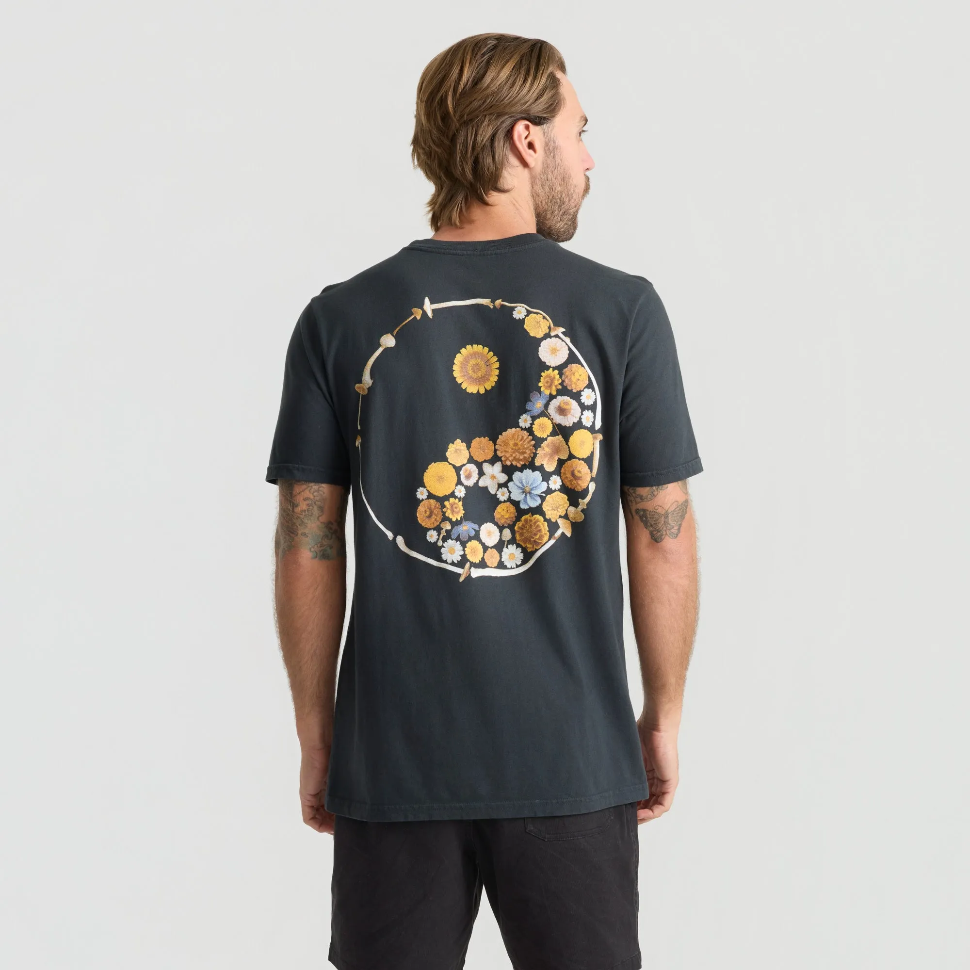Yin Yang Forage Premium Tee - Washed Black sold by Roark product image thumbnail 3