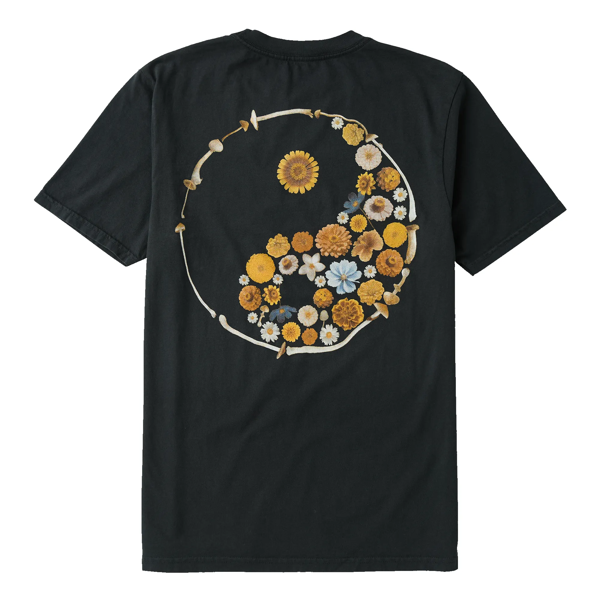 Yin Yang Forage Premium Tee - Washed Black sold by Roark