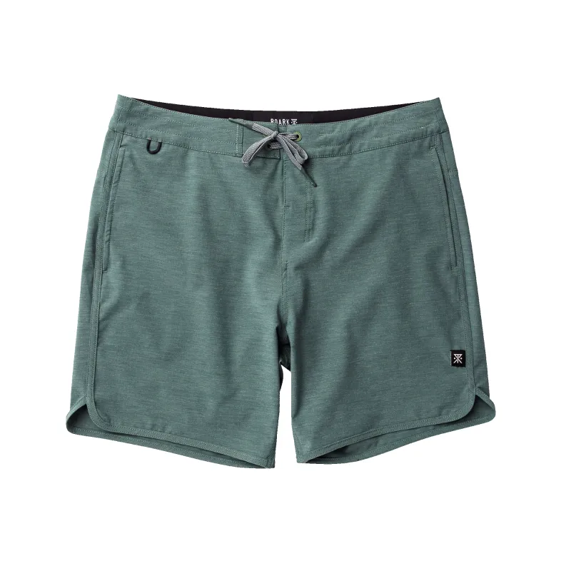 Chiller Scallop 17" Boardshorts - Slate Green made by Roark