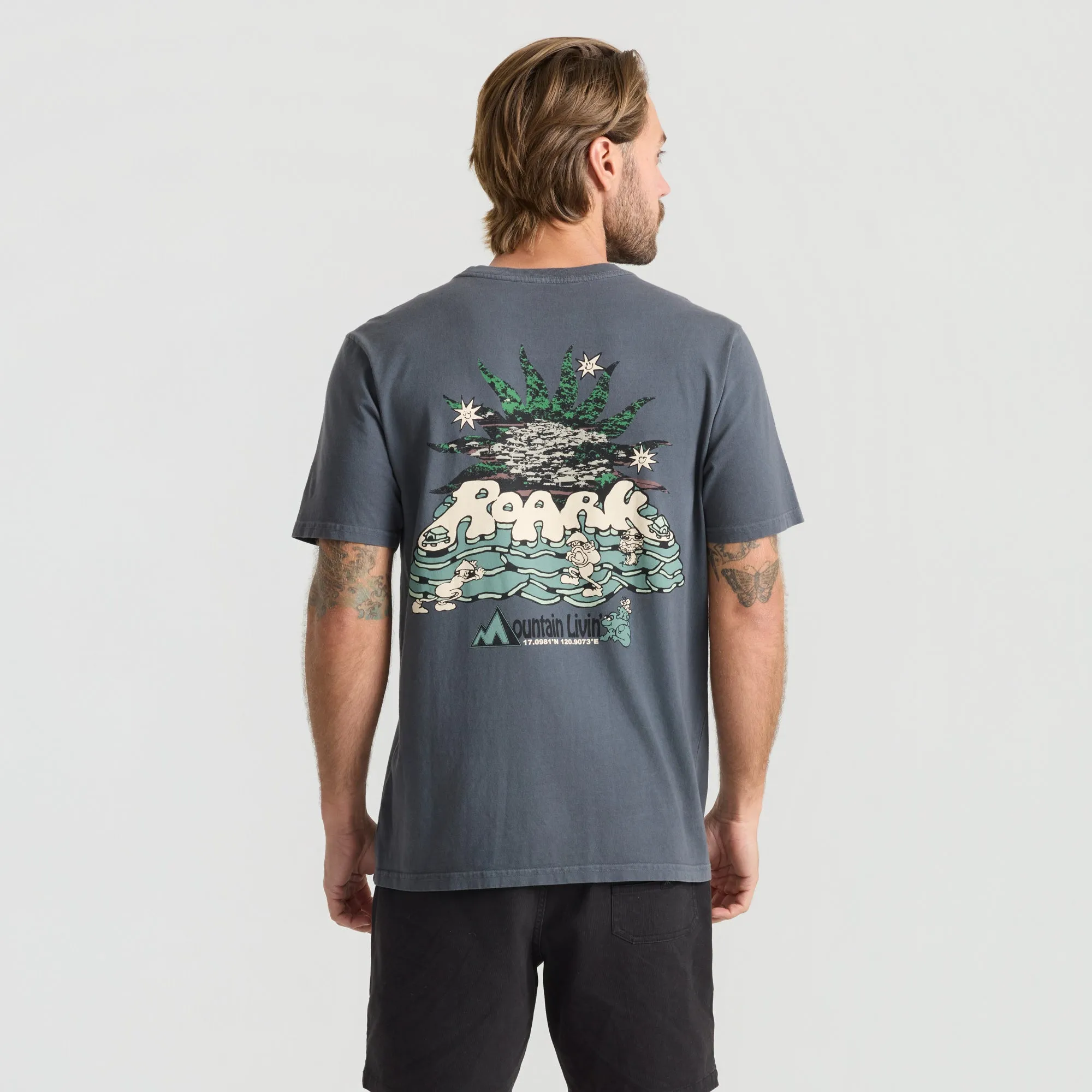 Mountain Livin Premium Tee - Charcoal sold by Roark product image thumbnail 4