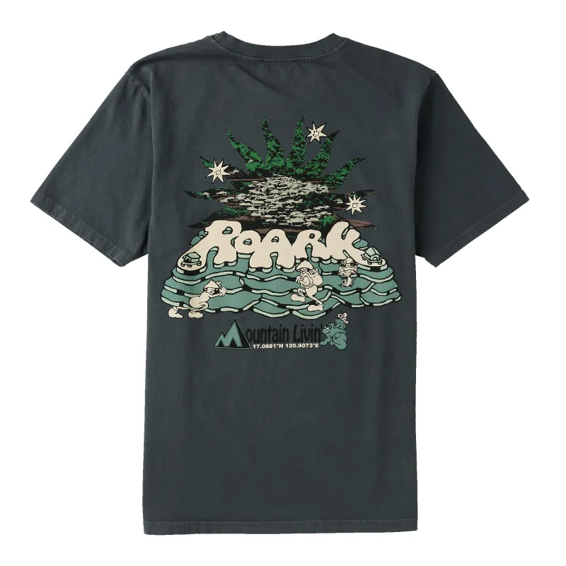 Mountain Livin Premium Tee - Charcoal made by Roark