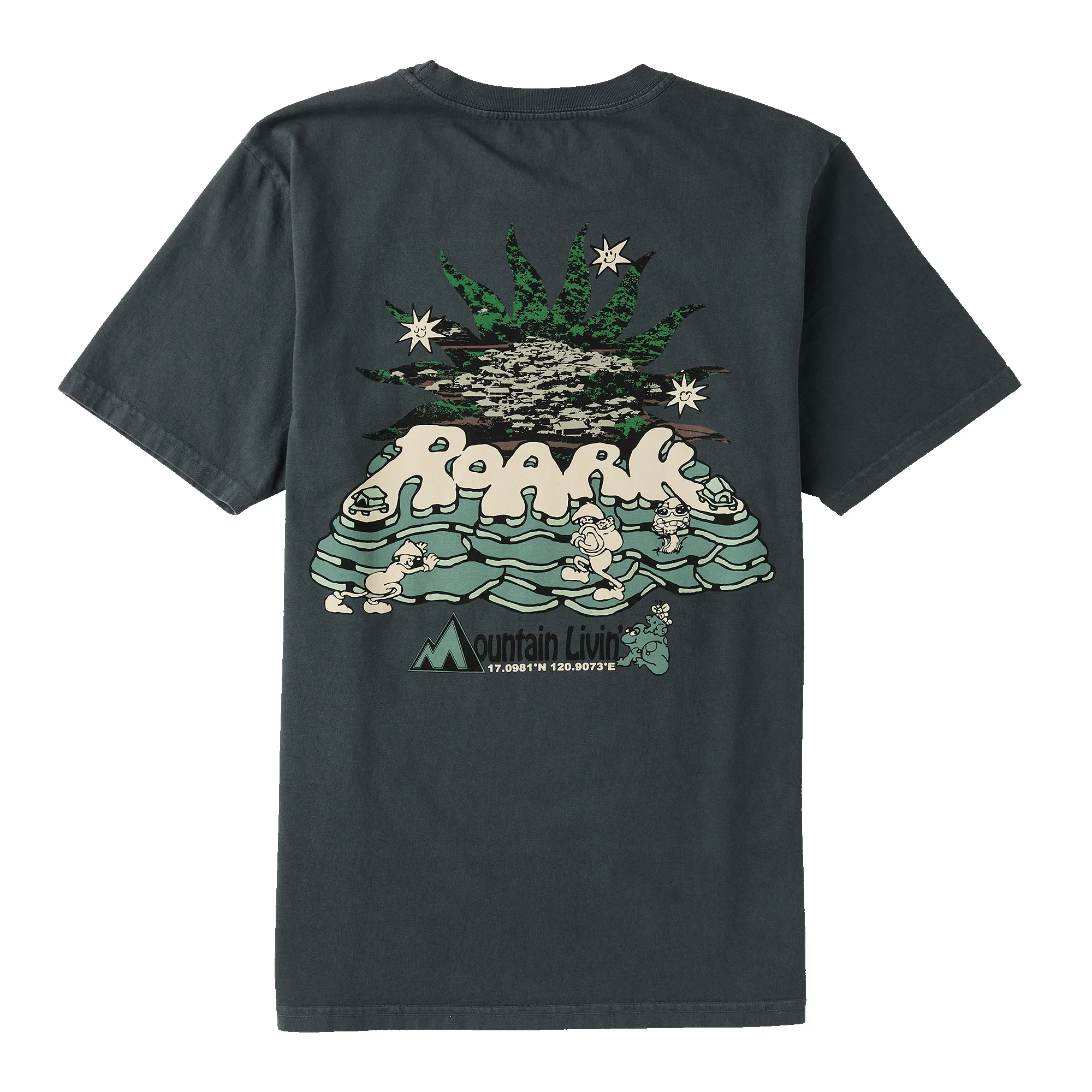 Mountain Livin Premium Tee - Charcoal sold by Roark