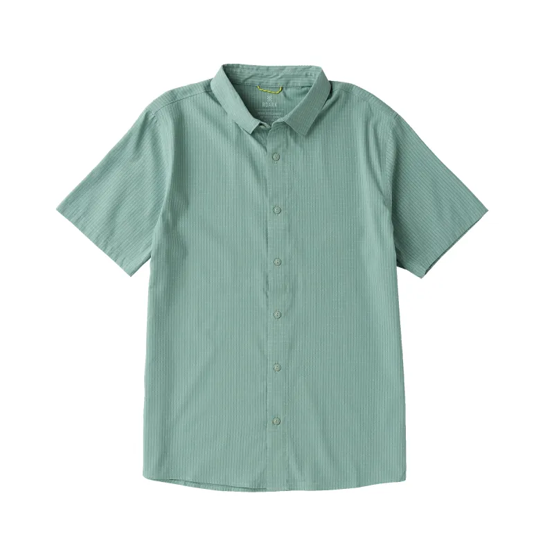 Bless Up Breathable Stretch Shirt - Dusty Green sold by Roark