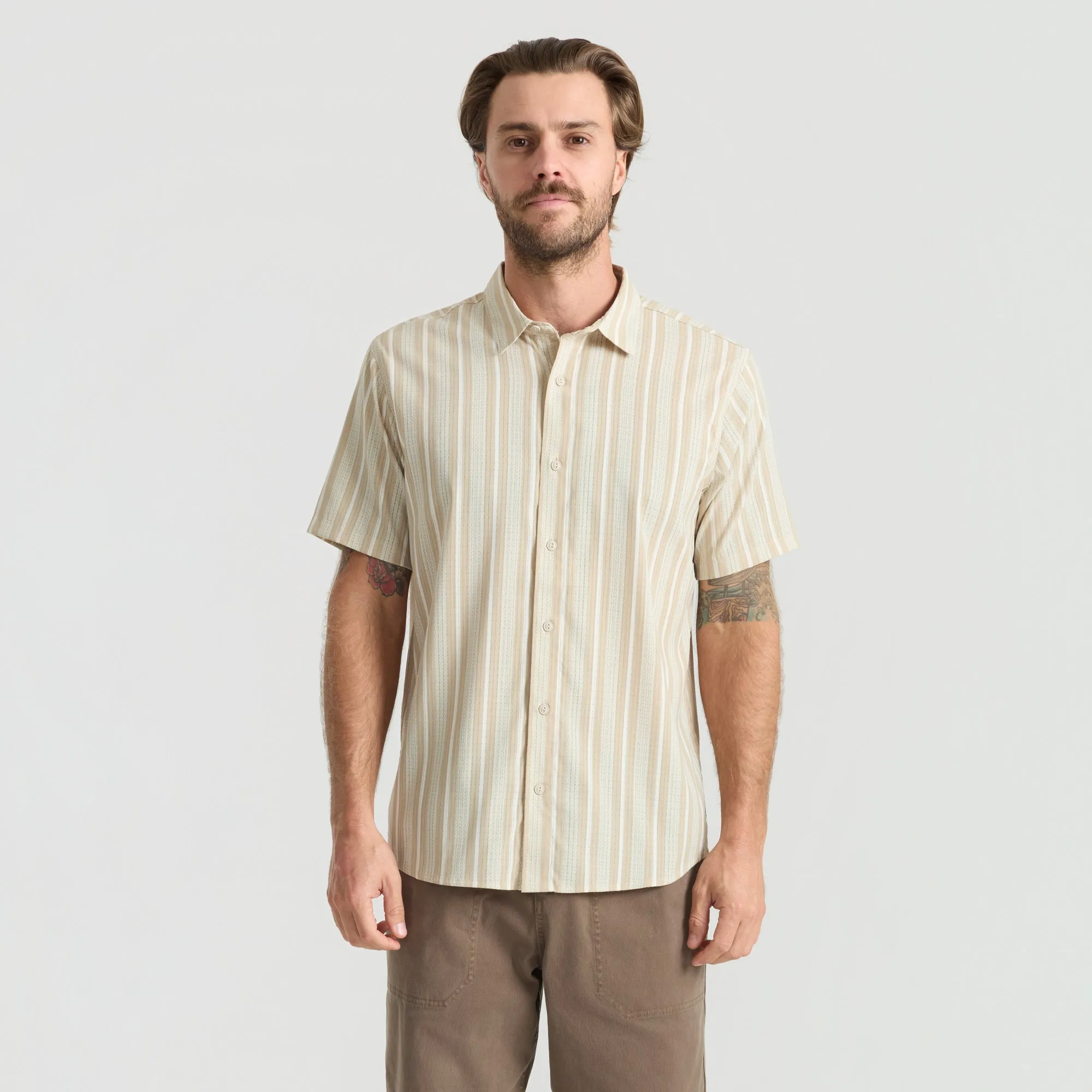 Bless Up Breathable Stretch Shirt - Beige sold by Roark product image thumbnail 5